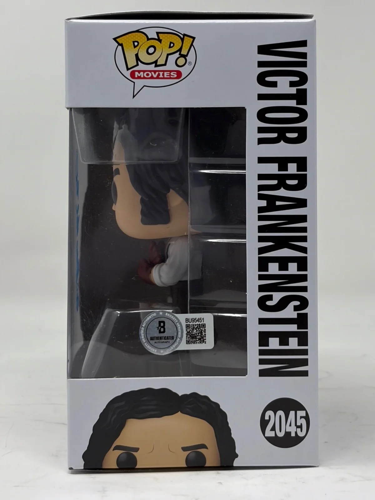 Guillermo Del Toro — Guillermo Del Toro Signed Autograph Victor Frankenstein Funko Pop #2045 BAS COA, изображение 3