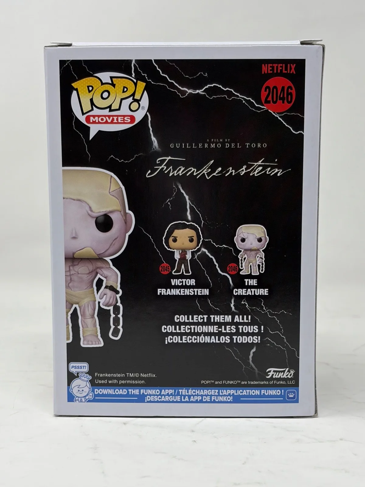 Guillermo Del Toro — Guillermo Del Toro Signed Frankenstein The Creature Funko Pop 2046 Autograph BAS, image 4