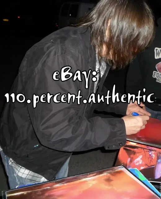 PAT TRAVERS SIGNED AUTOGRAPHED CRASH AND BURN VINYL LP *EXACT PROOF*, image 2
