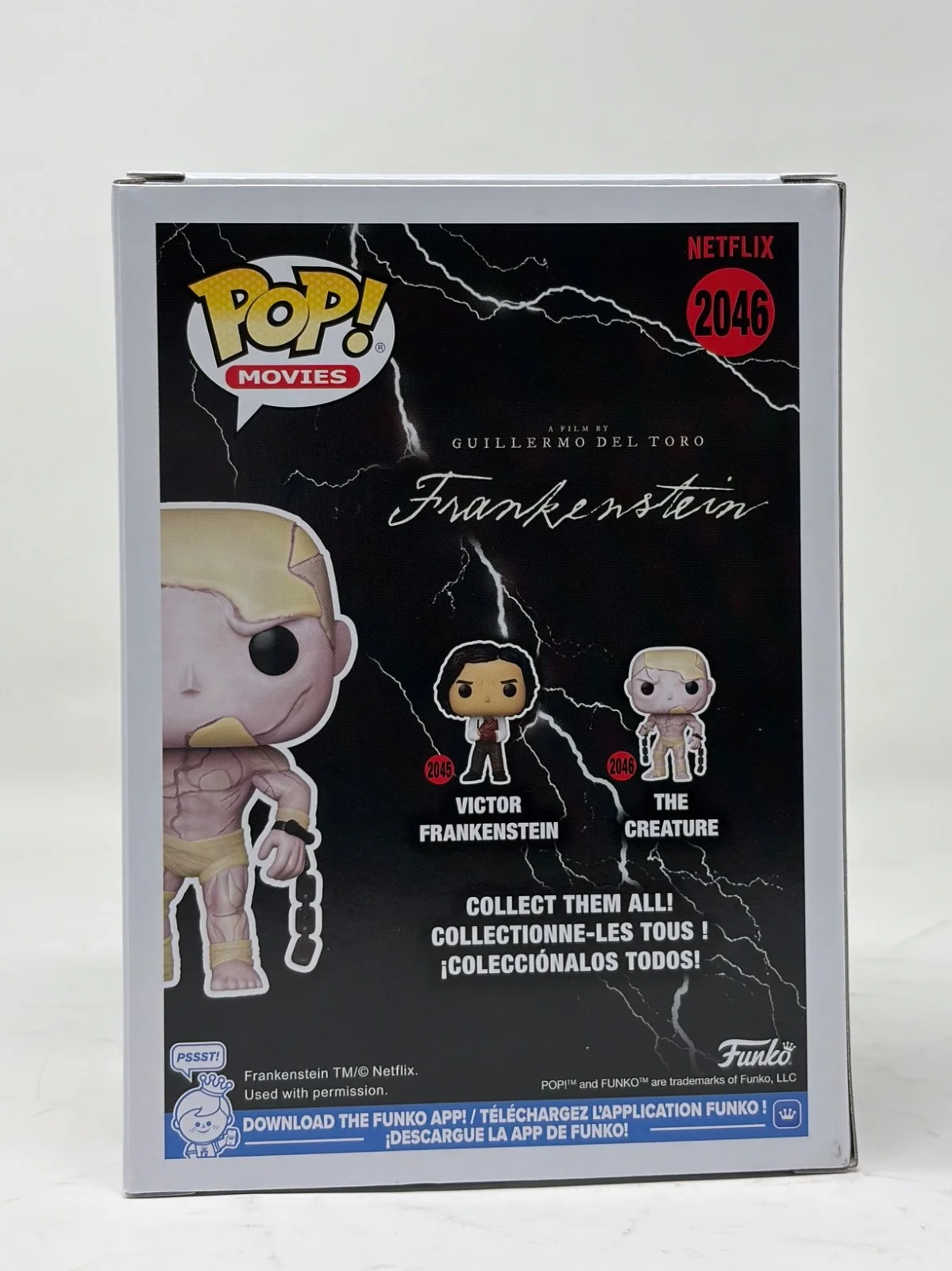 Jacob Elordi, Guillermo Del Toro — Guillermo Del Toro & Jacob Elordi Frankenstein Signed Creature Funko Pop Beckett, изображение 5