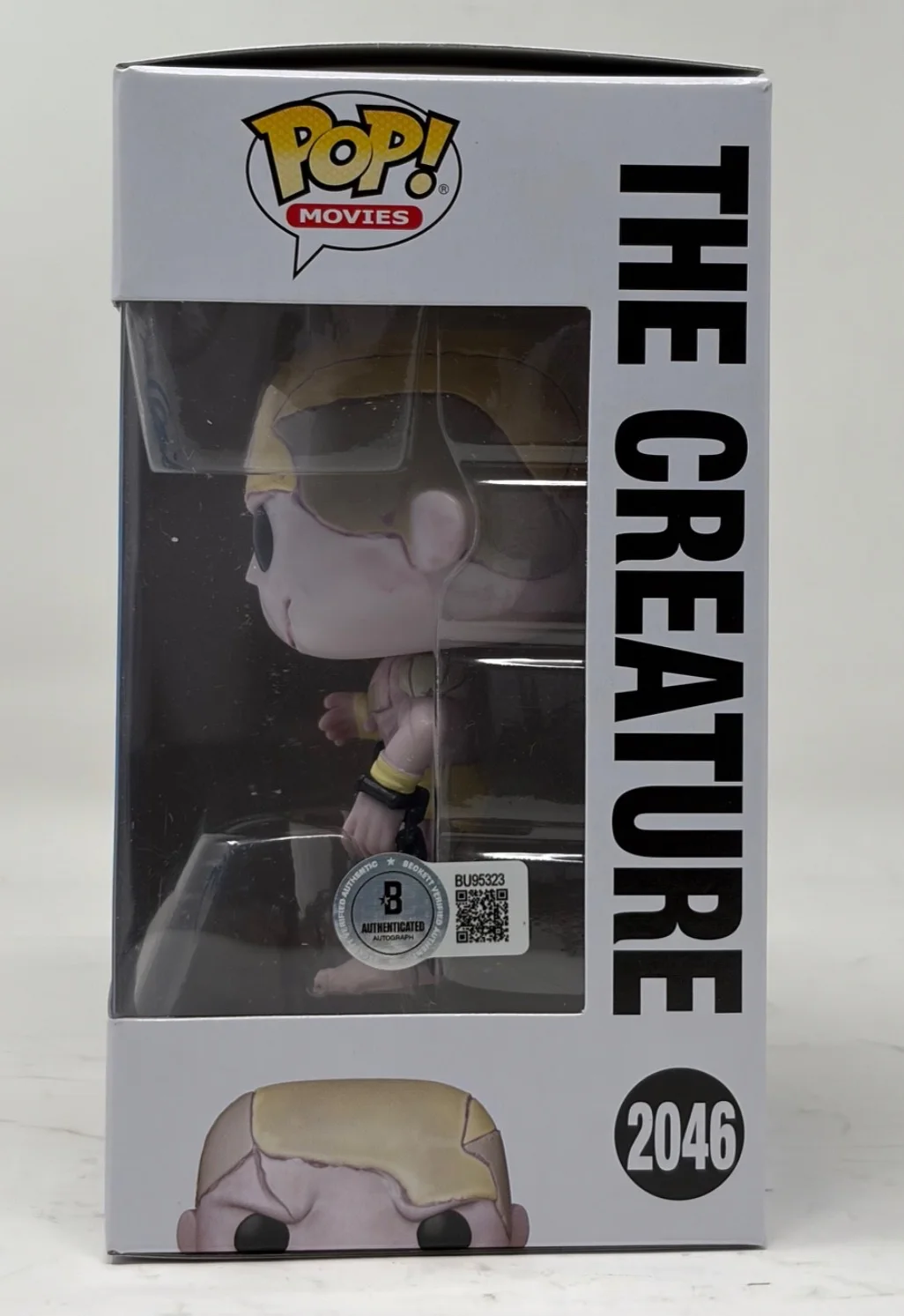 Jacob Elordi, Guillermo Del Toro — Guillermo Del Toro & Jacob Elordi Signed Frankenstein The Creature Funko Pop BAS, изображение 3