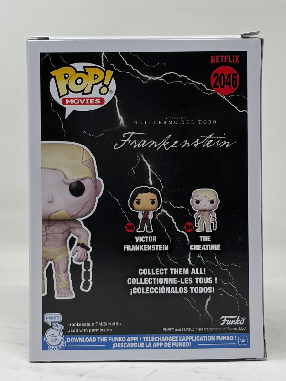 Jacob Elordi, Guillermo Del Toro — Jacob Elordi & Guillermo Del Toro Signed Frankenstein The Creature Funko Pop BAS, image 5