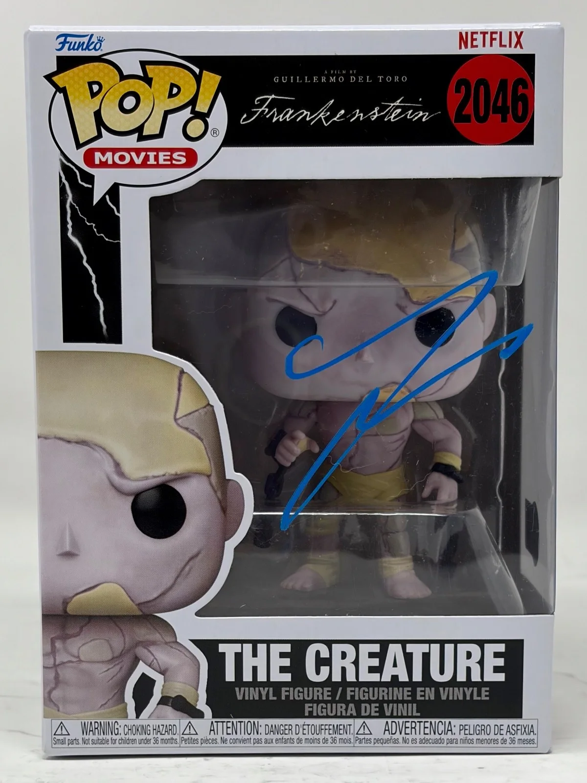 Jacob Elordi — Jacob Elordi Signed Frankenstein The Creature Funko Pop 2046 Autograph Beckett, изображение 2
