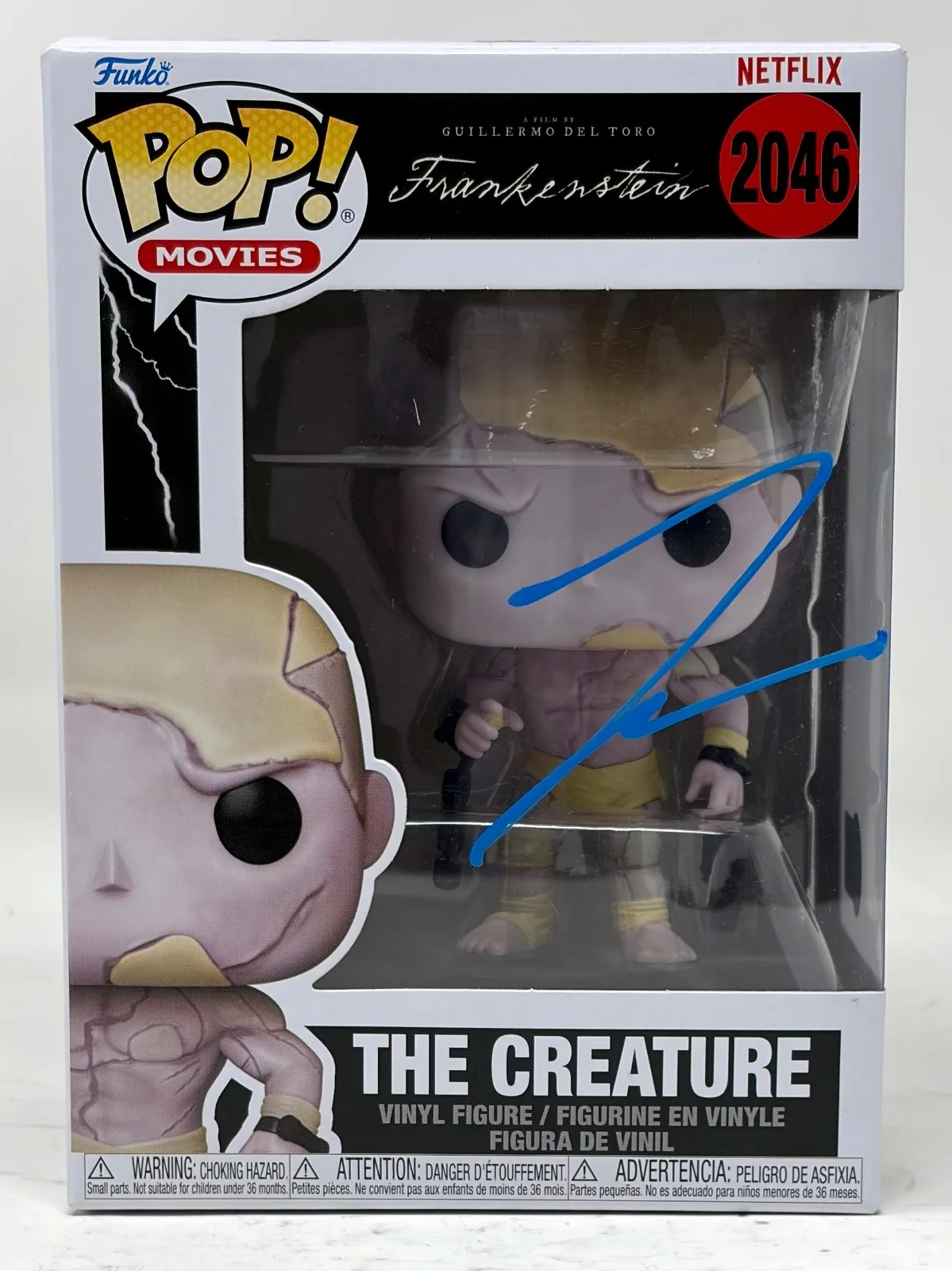 Jacob Elordi — Jacob Elordi Signed Frankenstein The Creature Funko Pop 2046 Autograph Beckett, изображение 2