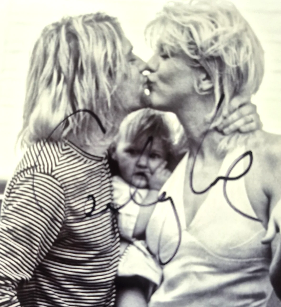 COURTNEY LOVE SIGNED AUTOGRAPHED 8X10 PHOTO HOLE KURT COBAIN NIRVANA BAS COA, image 2