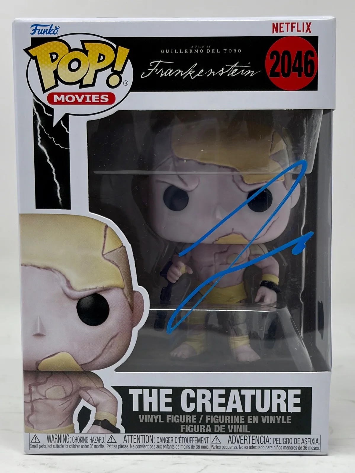 Jacob Elordi — Jacob Elordi Signed Frankenstein The Creature Funko Pop 2046 Autograph Beckett, изображение 2
