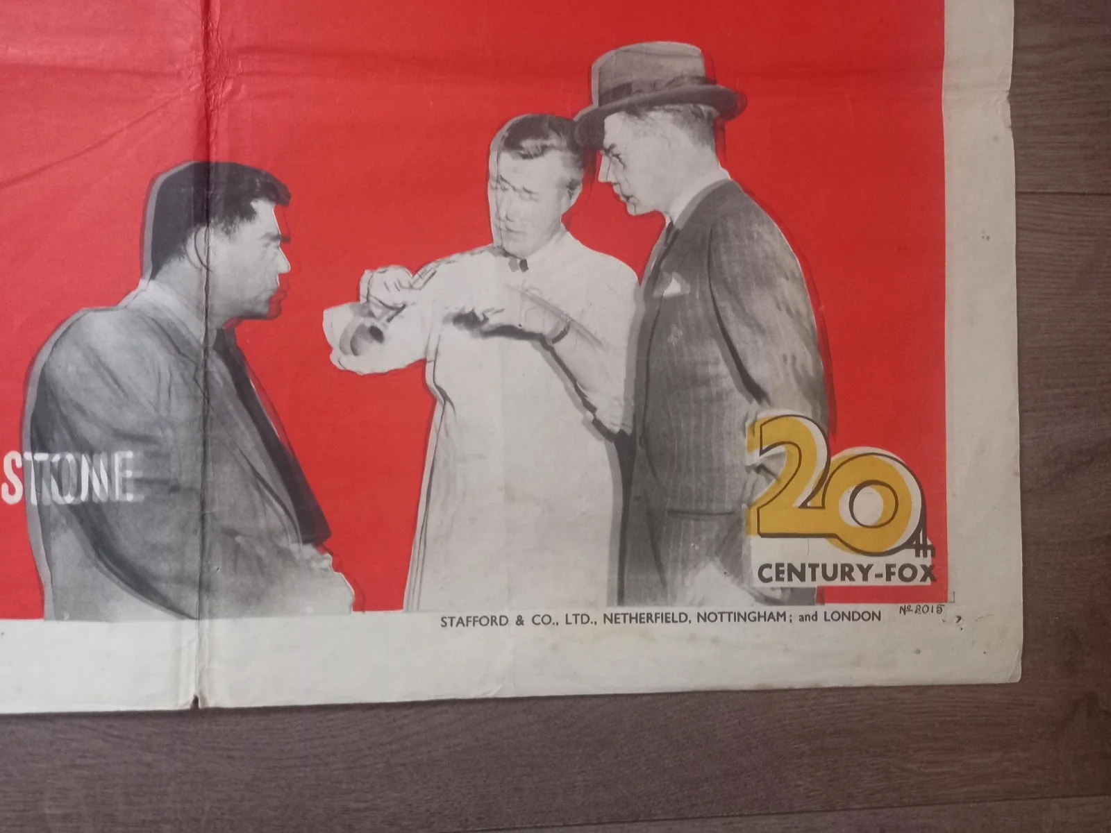 A BLUEPRINT FOR MURDER 1953 BRITISH QUAD POSTER JOSEPH COTTEN JEAN PETERS, изображение 5