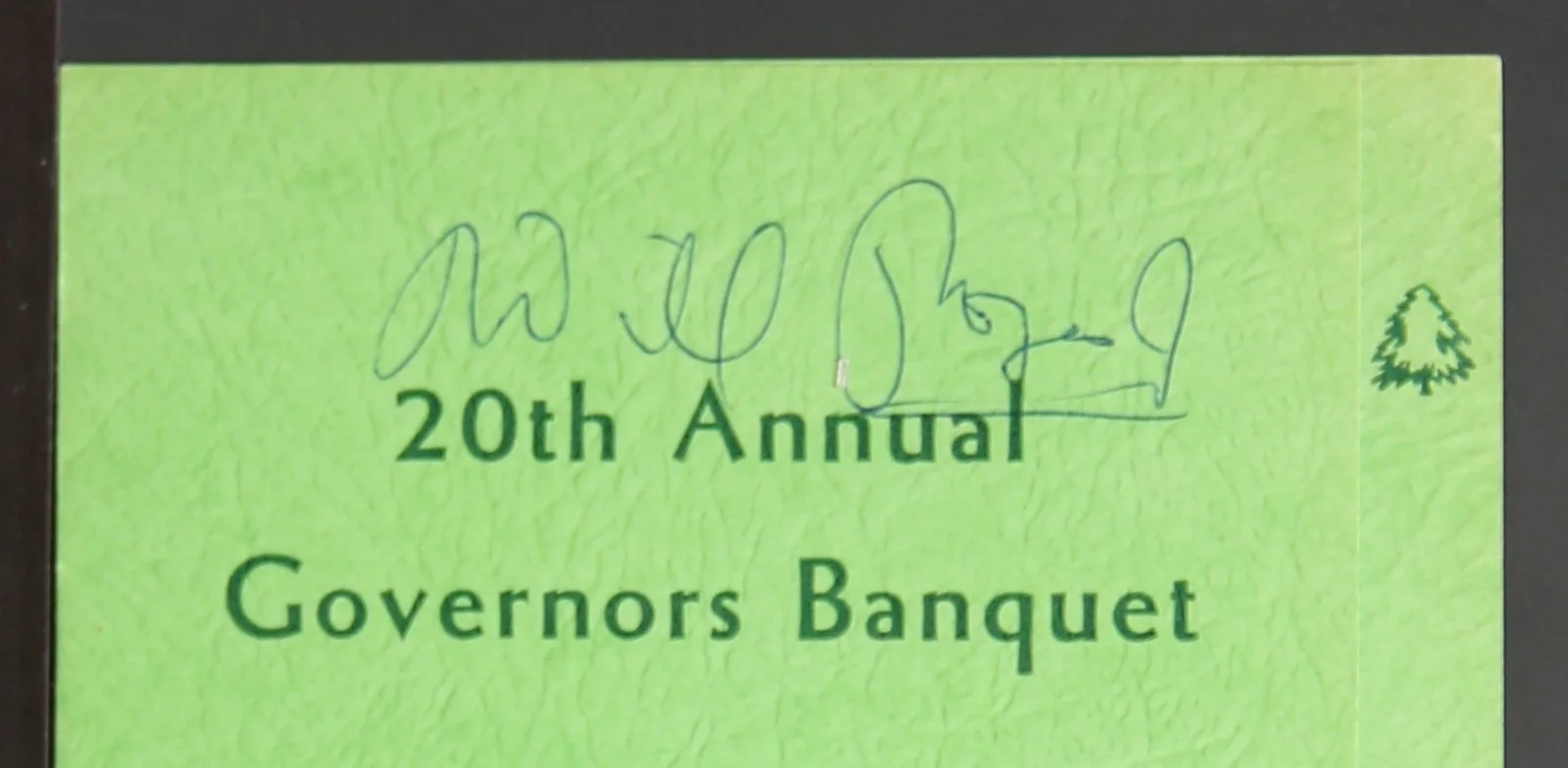 Will Rogers Jr. - Hand Signed Program Tacoma Wa 1959 M1, image 2