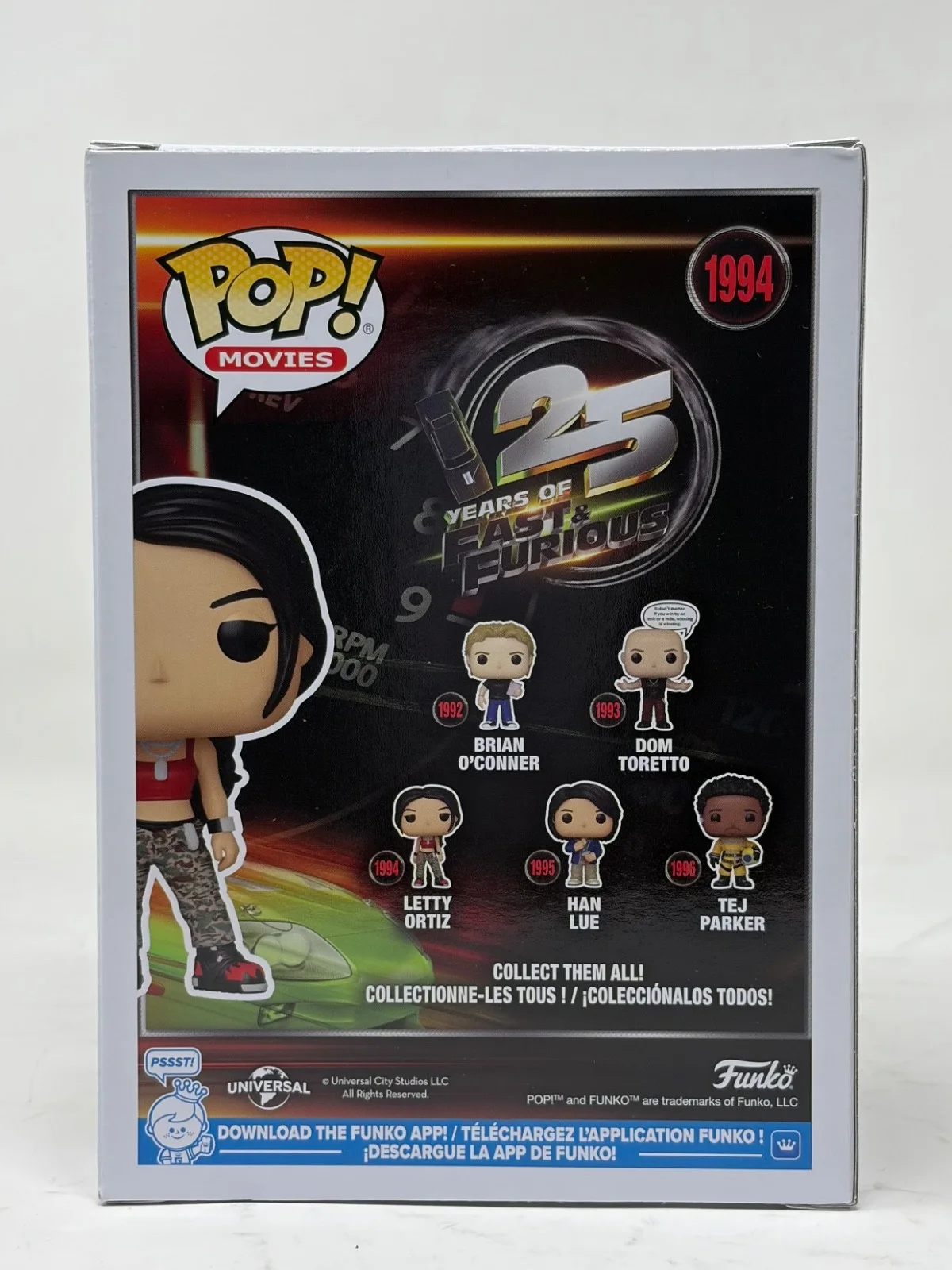 Michelle Rodriguez — Michelle Rodriguez Signed Fast & Furious Letty Ortiz Funko Pop Autograph BAS COA, изображение 4