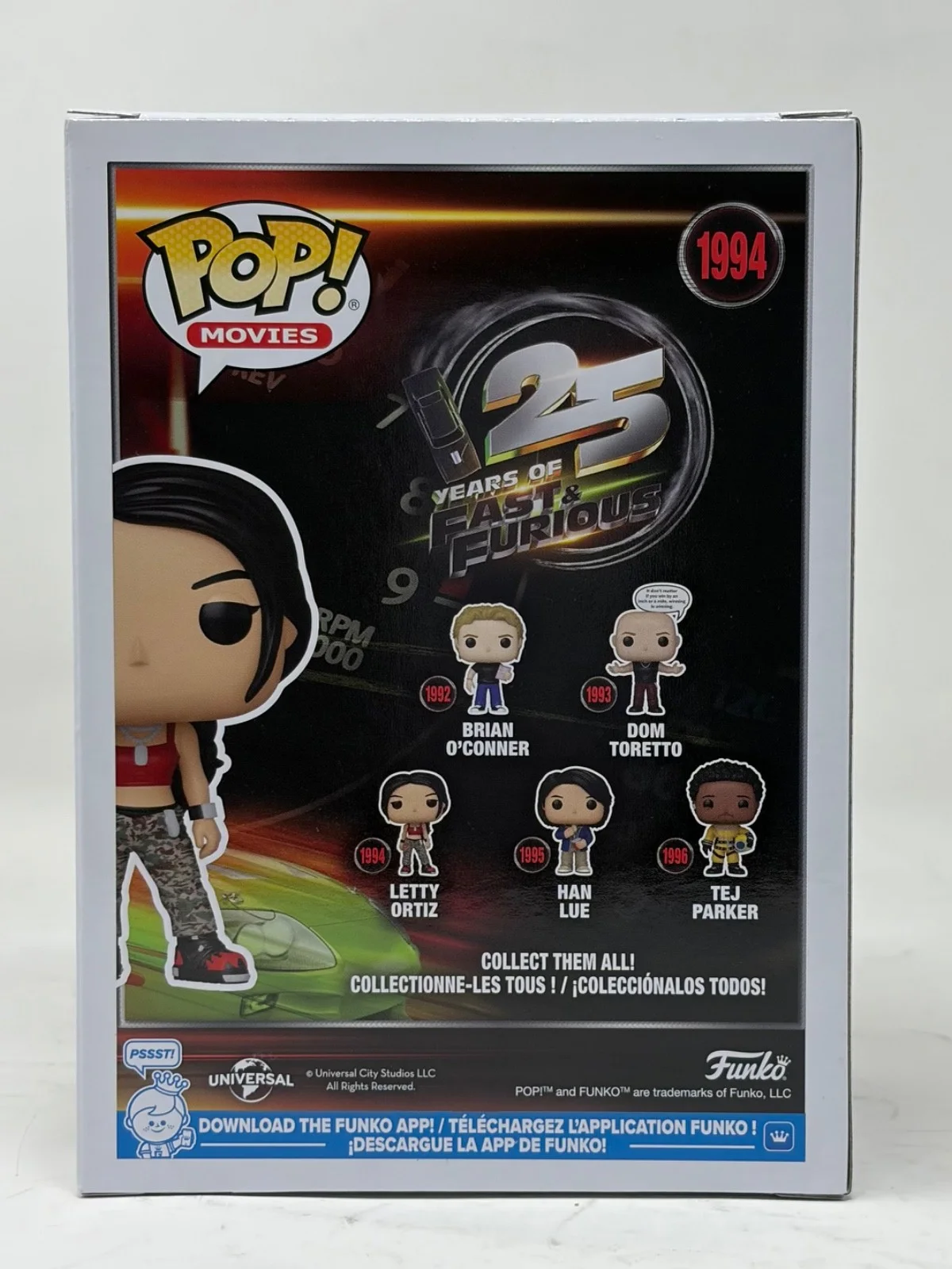 Michelle Rodriguez — Michelle Rodriguez Signed Fast & Furious Letty Ortiz Funko Pop Autograph BAS COA, изображение 5
