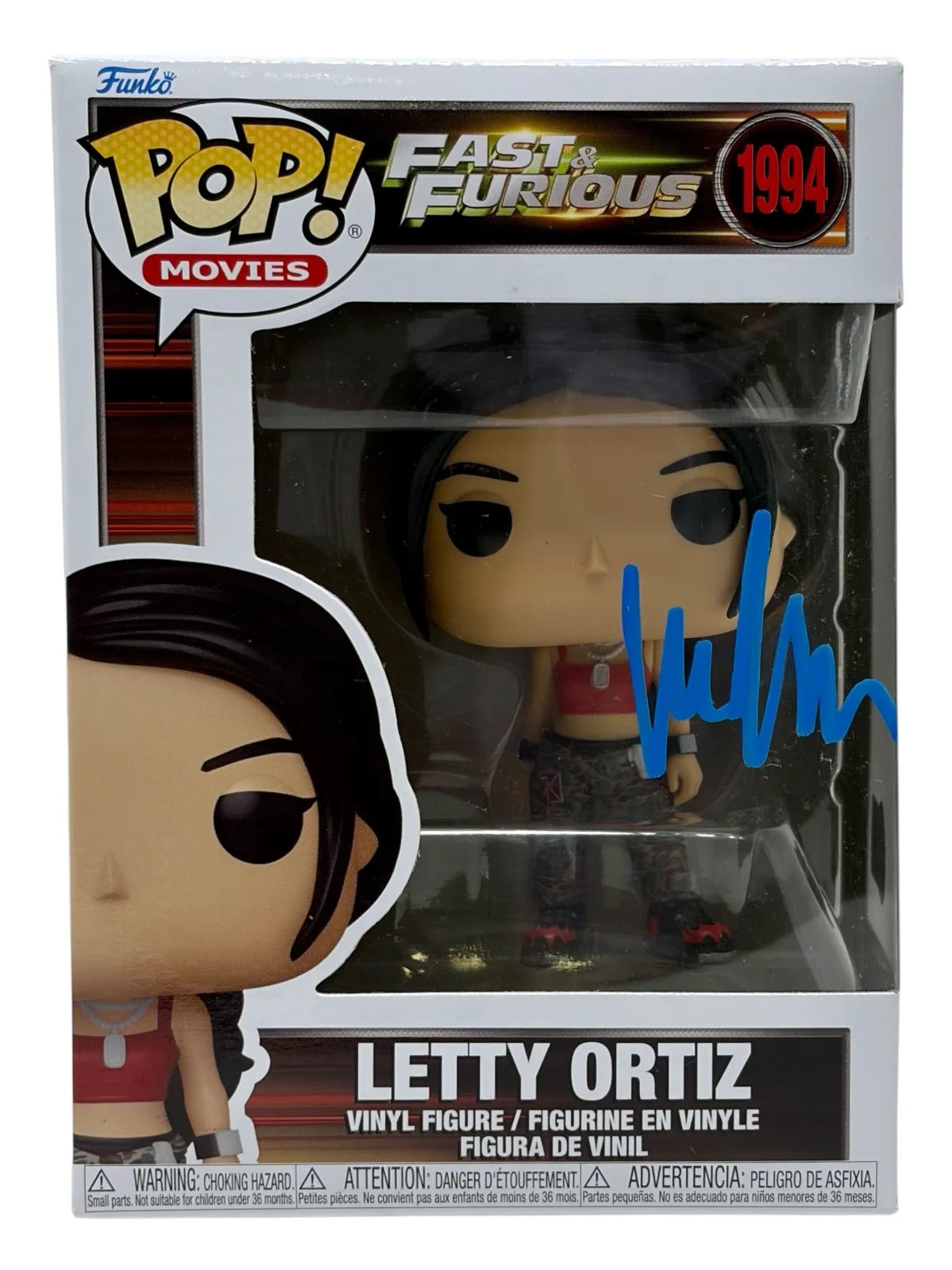 Michelle Rodriguez — Michelle Rodriguez Signed Fast & Furious Letty Ortiz Funko Pop Autograph Beckett