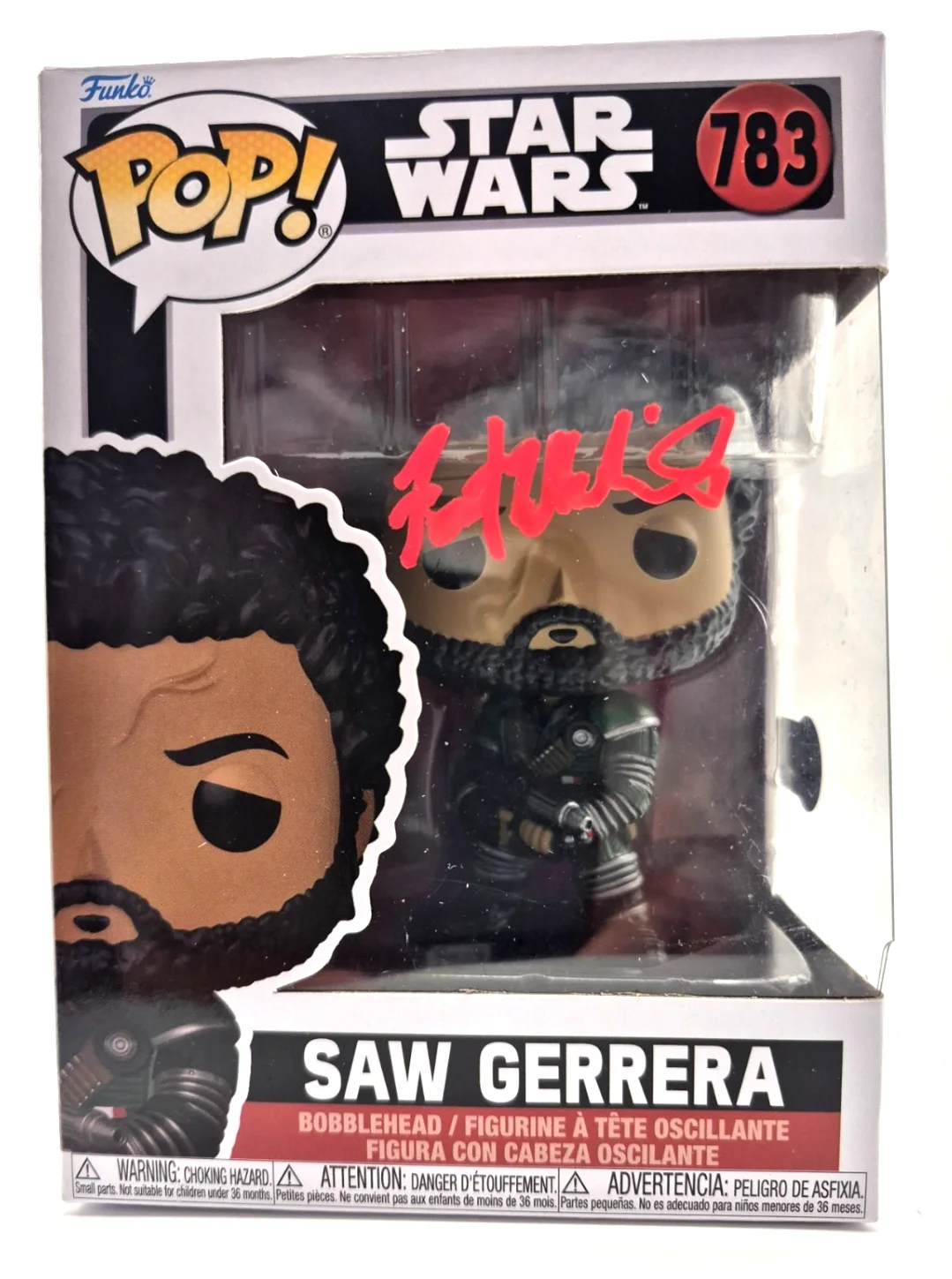 FOREST WHITAKER — FOREST WHITAKER SIGNED AUTOGRAPHED STAR WARS SAW GERRERA FUNKO POP RARE BAS COA