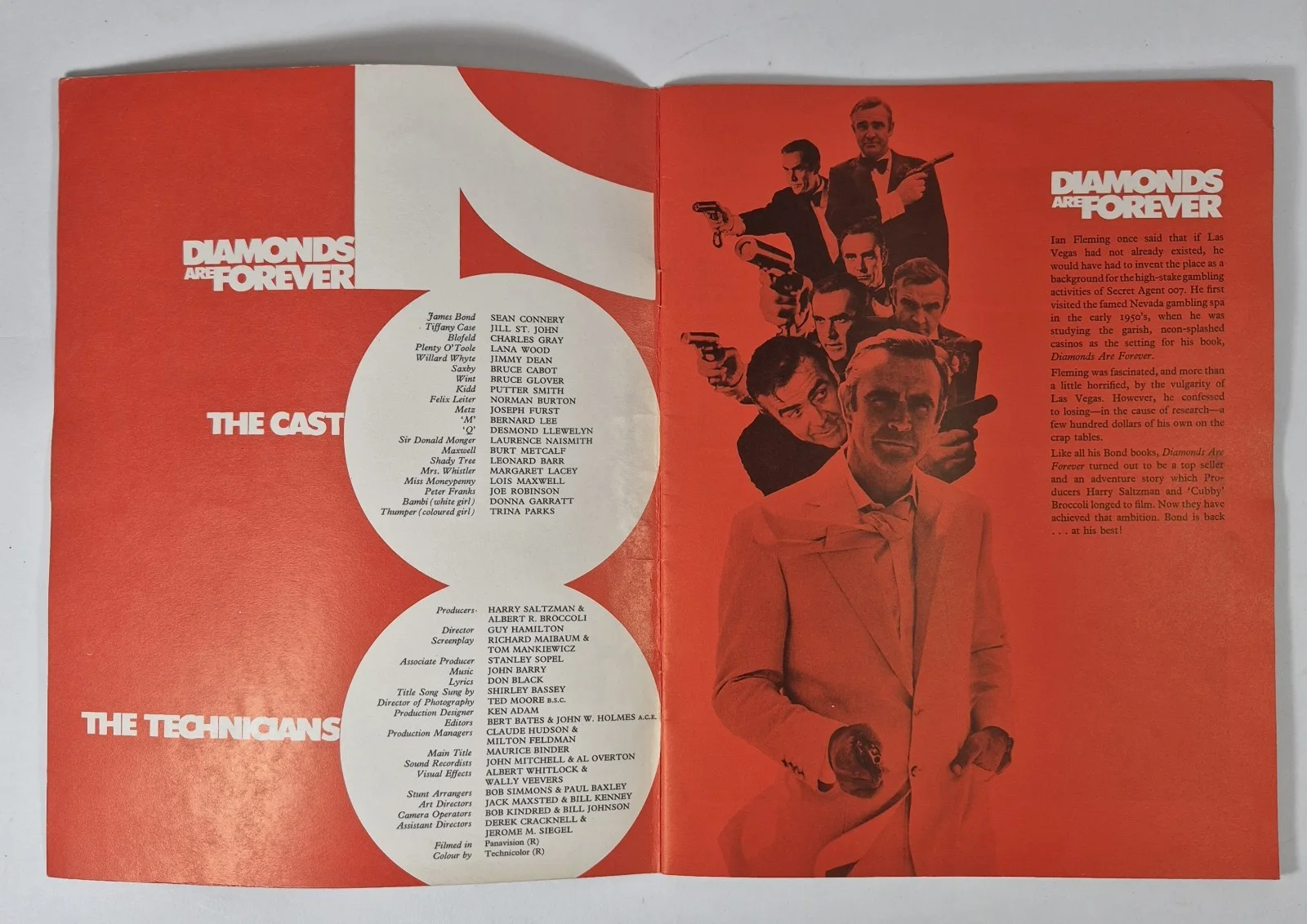 Diamonds Are Forever souvenir movie program, image 3