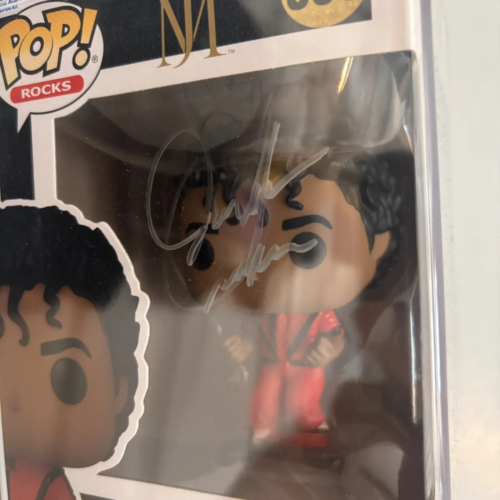 Jaafar Jackson — Jaafar Jackson Signed Michael Jackson Funko FULL SIGNATURE, image 3