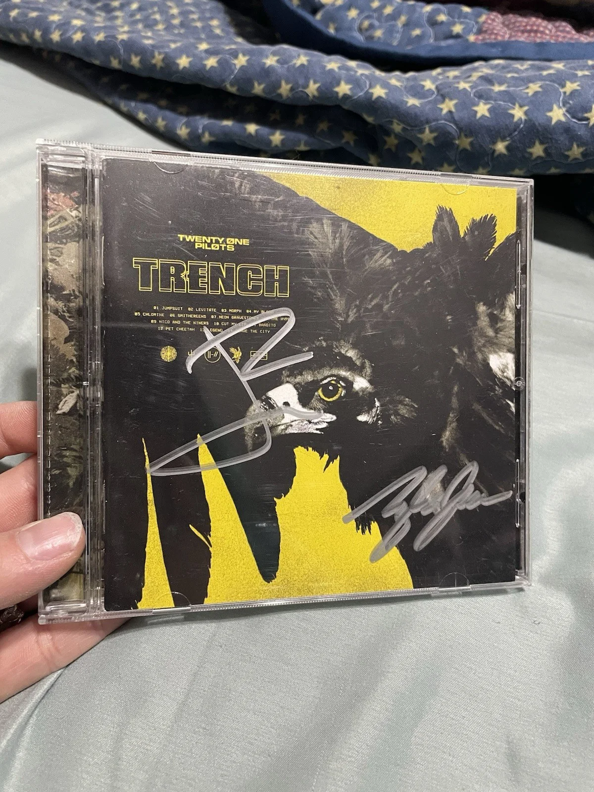 Trench Signed Twenty One Pilots CD Autographed by Band, image 2