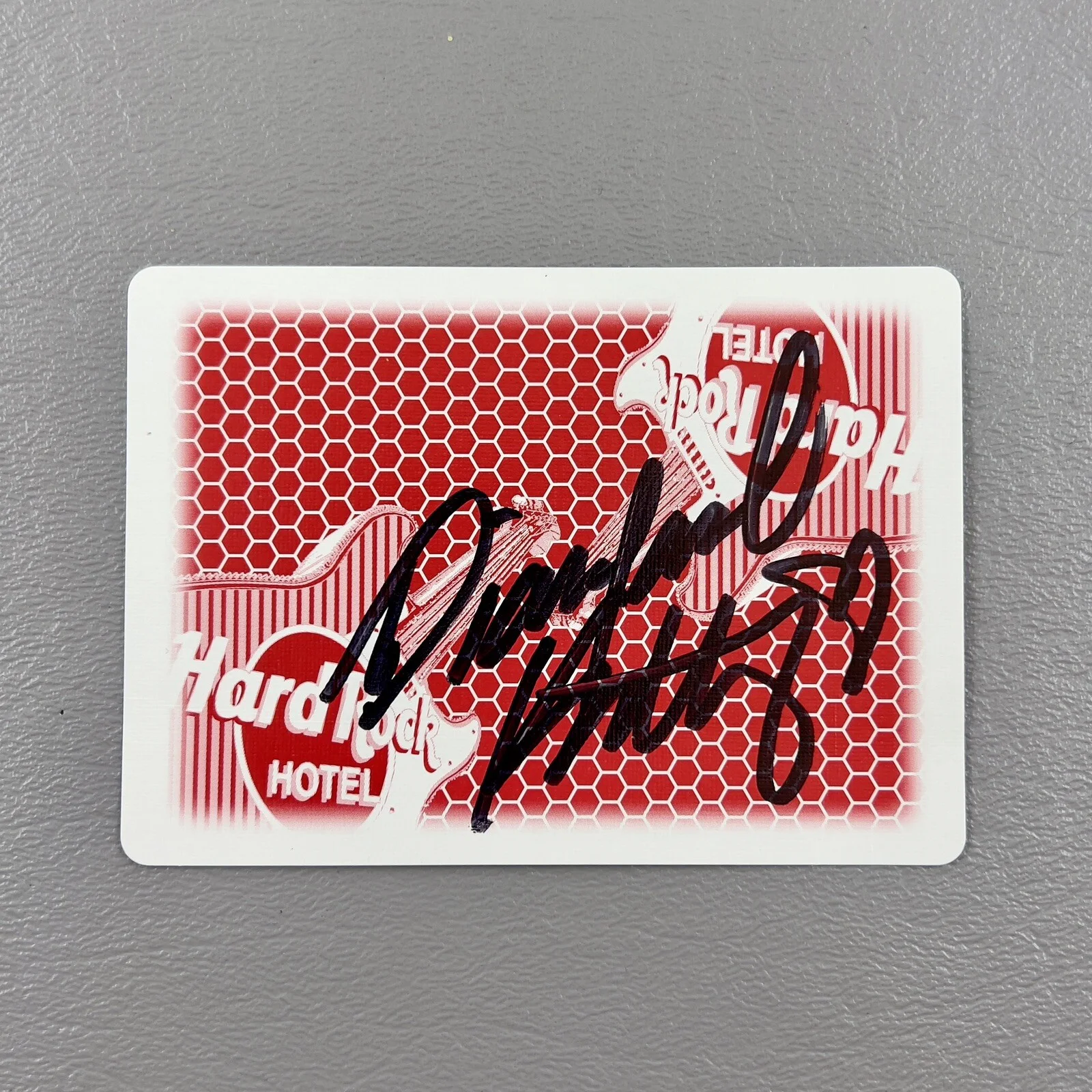 Diamond Kitty — Diamond Kitty Adult Film Star SIGNED Las Vegas Hard Rock Casino Playing Card COA