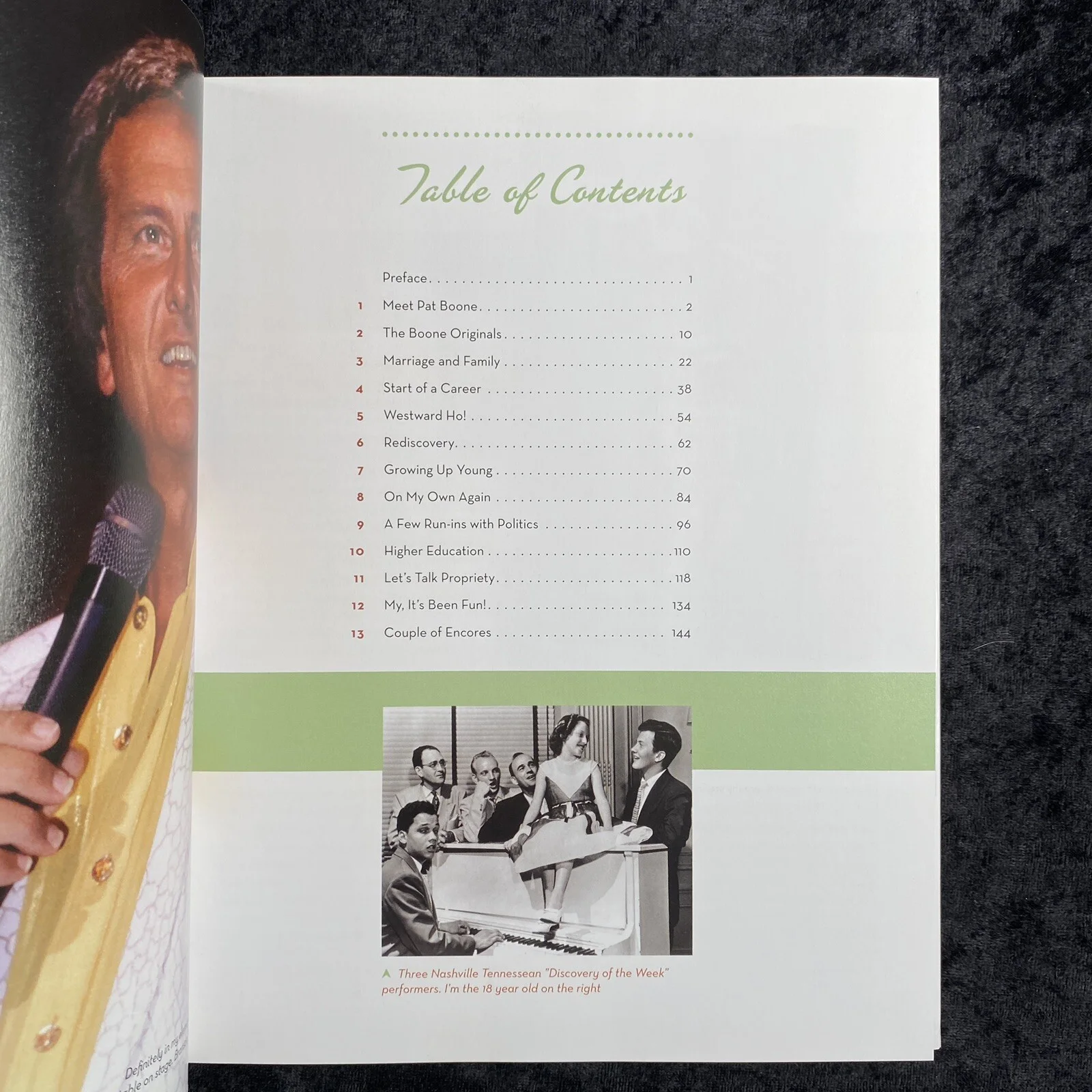 Pat Boone — SIGNED Pat Boone’s America 50 Years An Autobiography 2006 Pat Boone COA, изображение 5