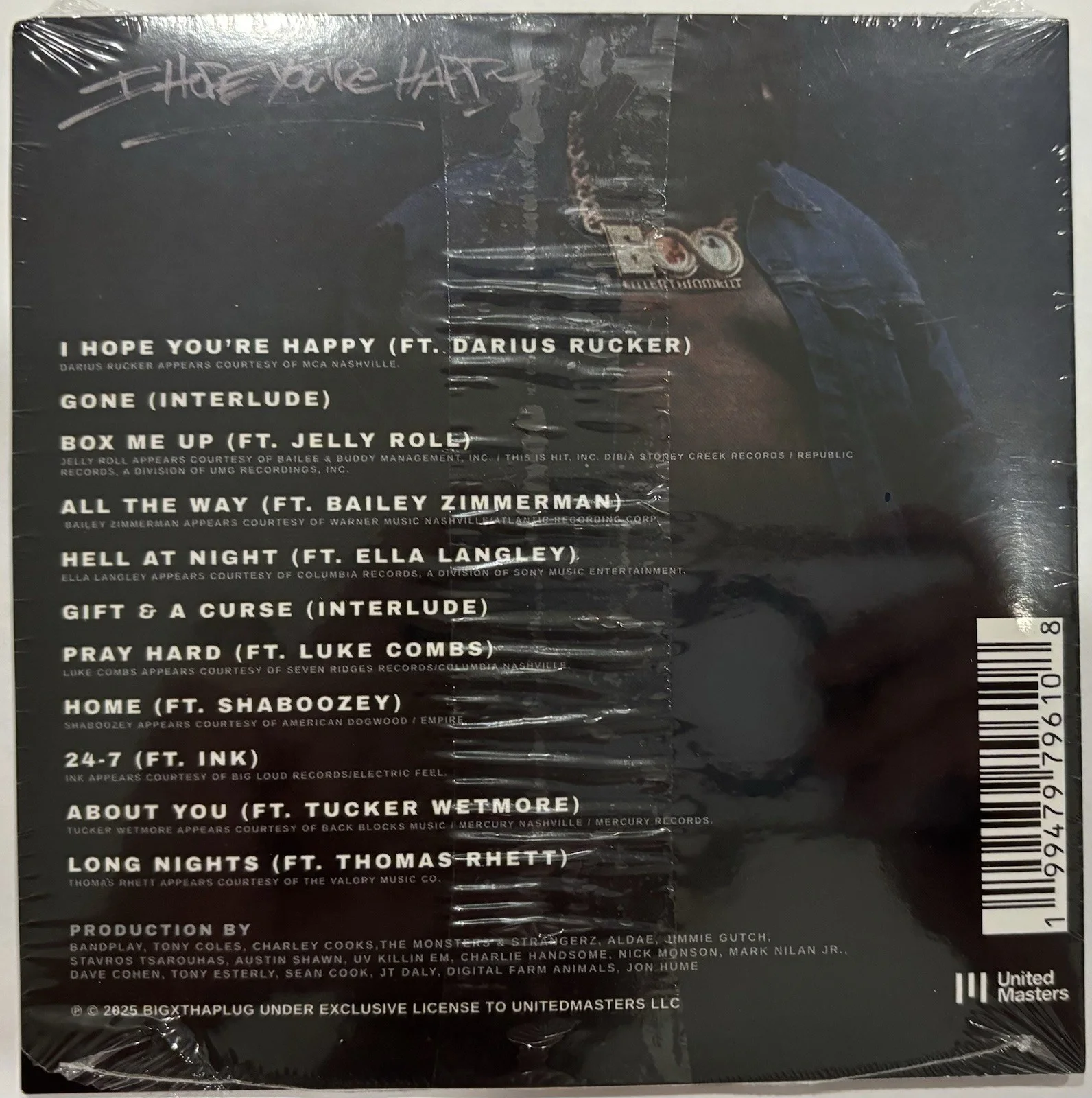 BIGXTHAPLUG Autographed/Signed I Hope You’re Happy CD PSA Sealed!, изображение 2