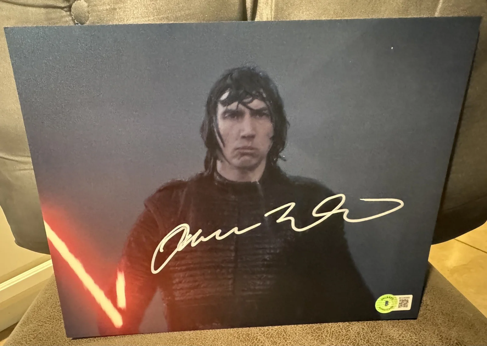 Adam Driver — 💥 Adam Driver Signed Autographed 8x10 Photo Star Wars -The force awakens BAS