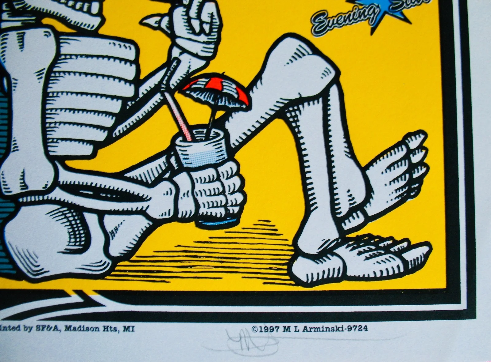 LIVE & LUSCIOUS JACKSON~MARK ARMINSKI Signed Silkscreen Lithograph~Phoenix, AZ, image 2