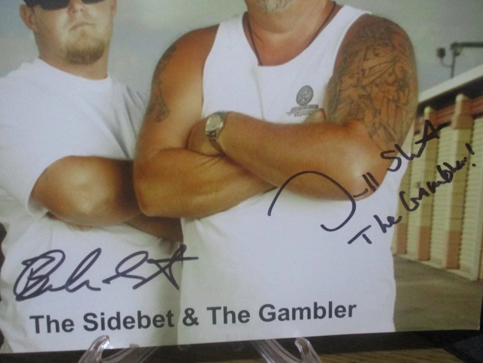 DARRELL/BRANDON SHEETS — DARRELL SHEETS (RIP) AUTHENTIC AUTOGRAPHED/SIGNED 8 1/2 X 11 PHOTO-STORAGE WARS, image 2