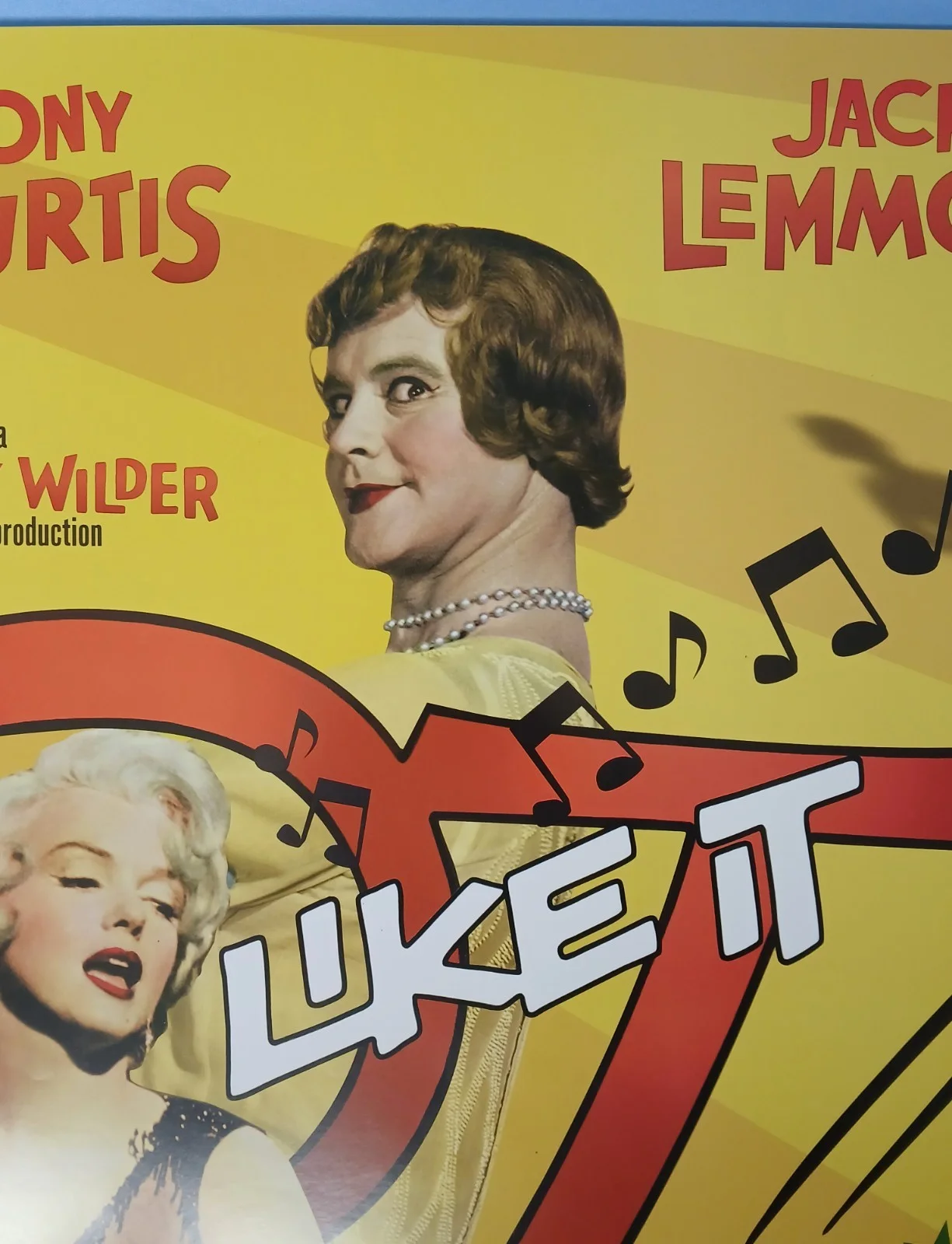 SOME LIKE IT HOT (1959, BFI RR2000) original UK quad poster - Marilyn Monroe, изображение 4