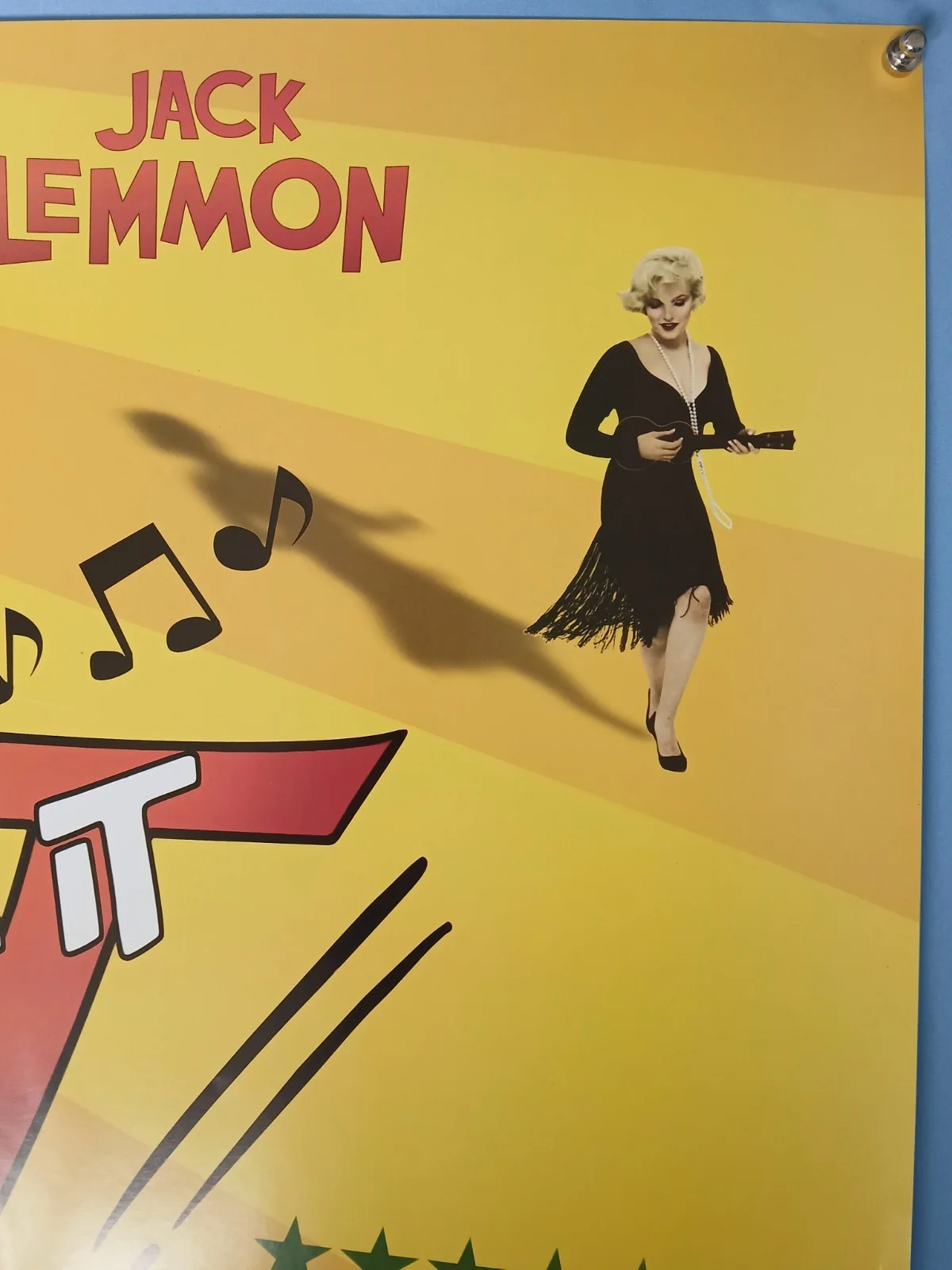 SOME LIKE IT HOT (1959, BFI RR2000) original UK quad poster - Marilyn Monroe, изображение 5