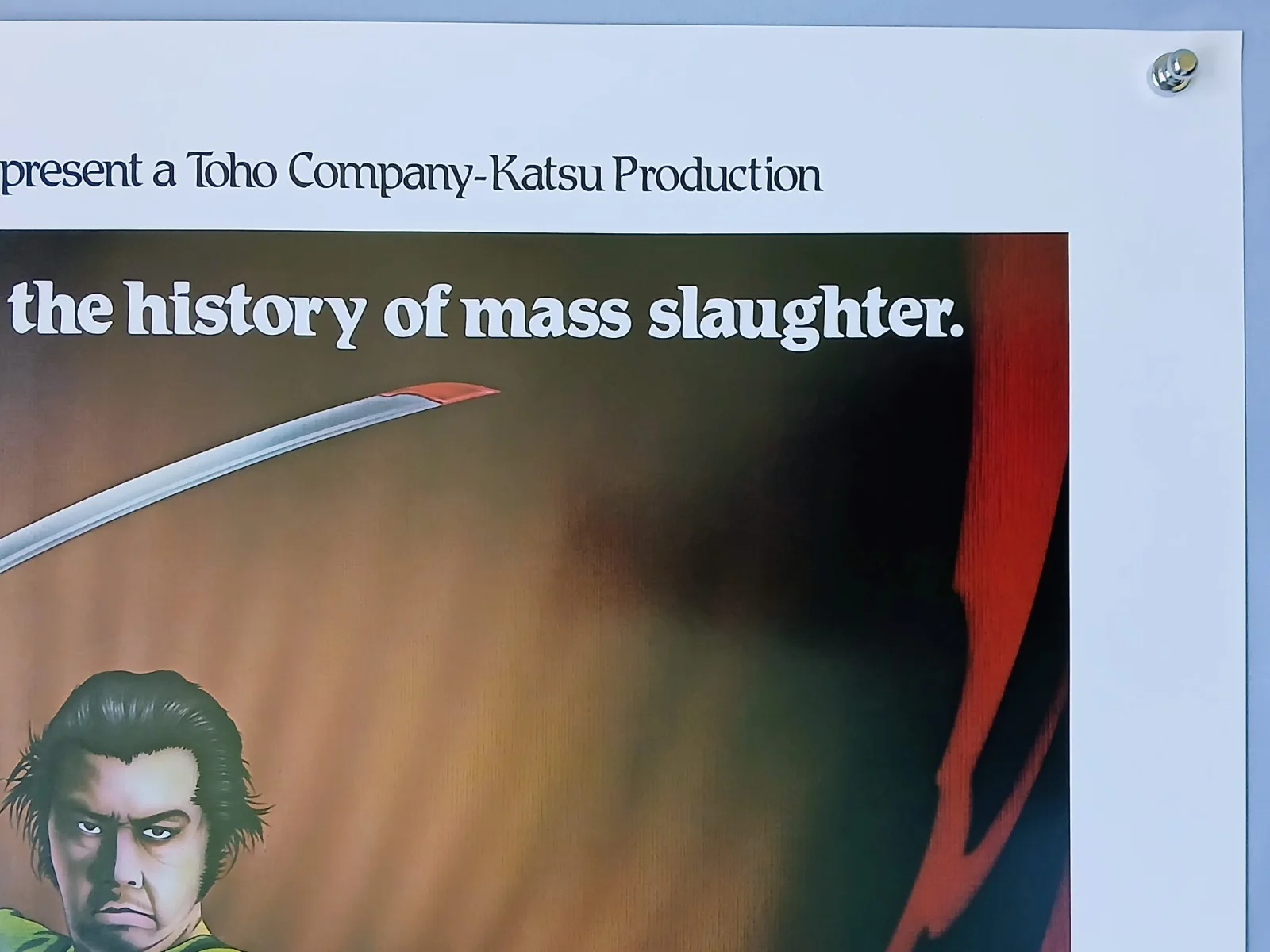 SHOGUN ASSASSIN (1980) superb condition rolled original 27"x41" one-sheet poster, image 4