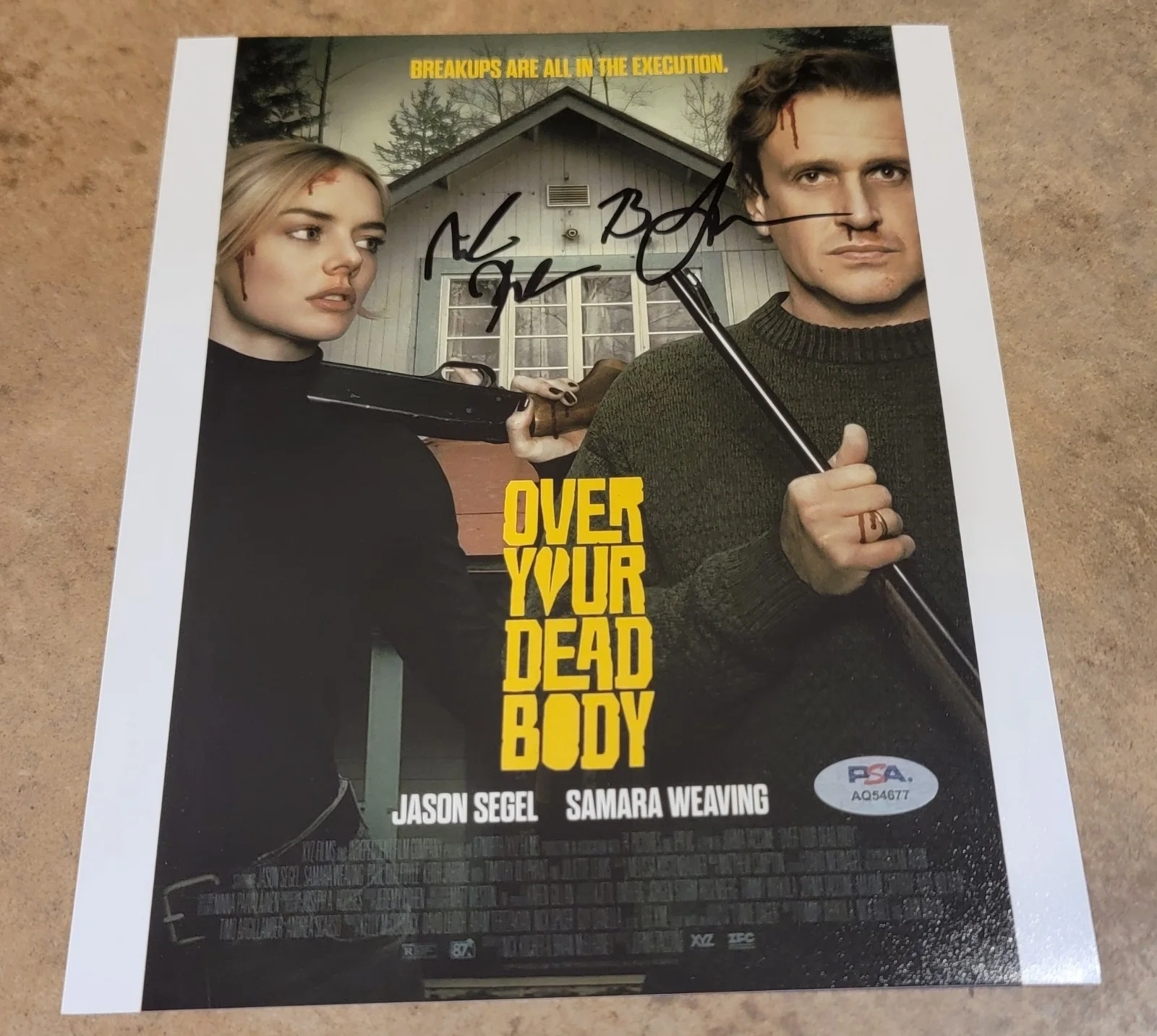 Brian McElhaney, Nick Kocher — Brian McElhaney Nick Kocher signed 8x10 photo PSA DNA Over Your Dead Body