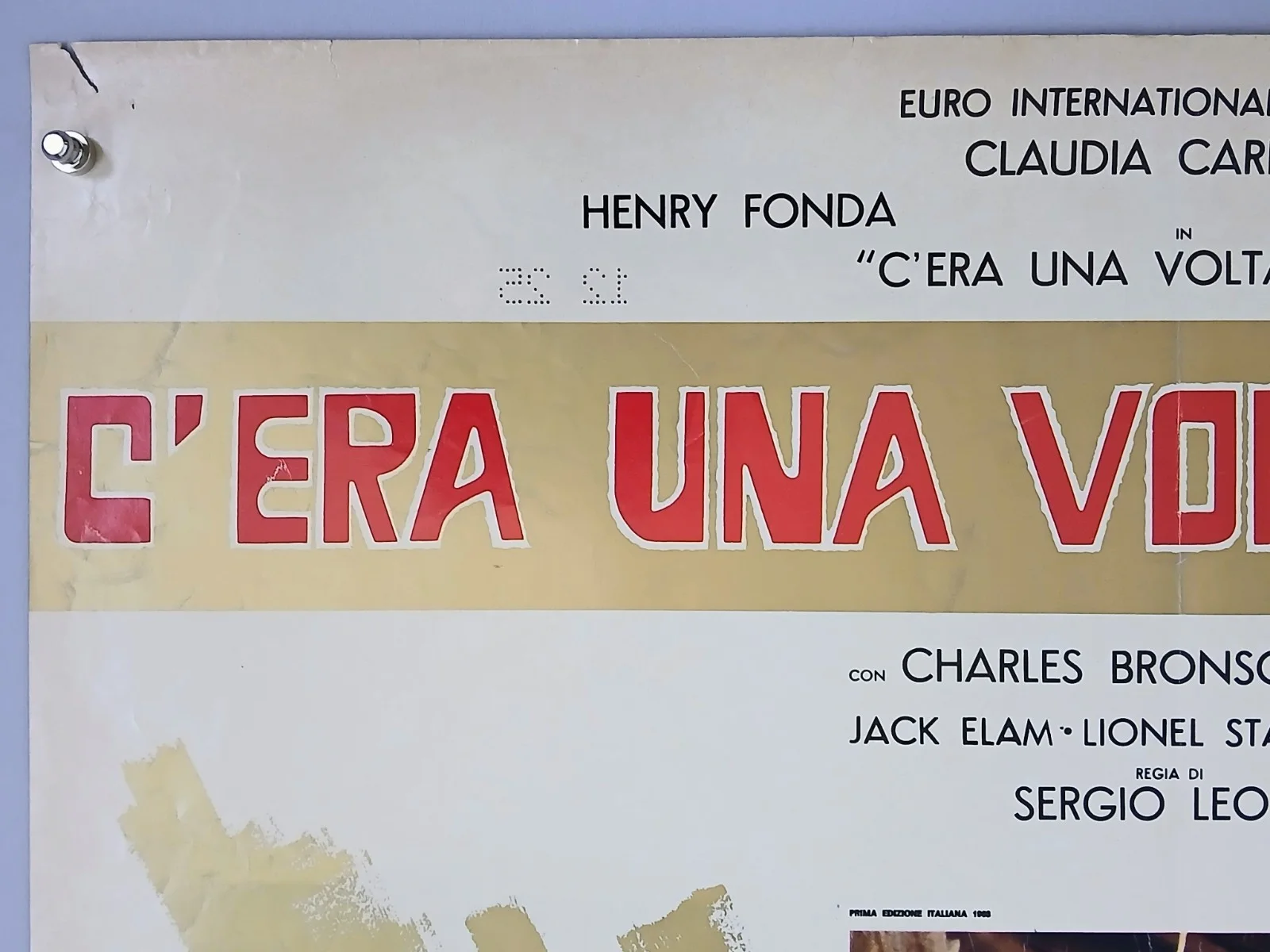 ONCE UPON A TIME IN THE WEST (1968)rare orig dbl fotobusta poster -Jason Robards, изображение 2