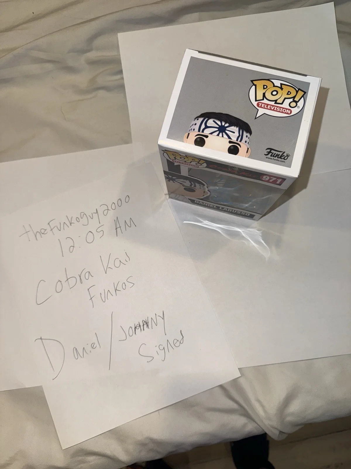 Ralph Machio Autographed Funko Pop With Character Name with JSA Certificate, image 3