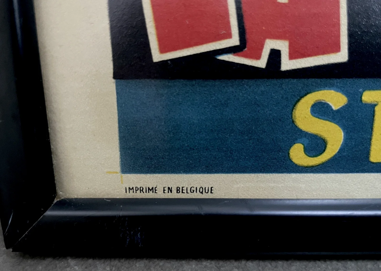 Rare! Vintage SHE'S WORKING HER WAY THROUGH COLLEGE Ron Reagan Poster Ad Framed!, image 4