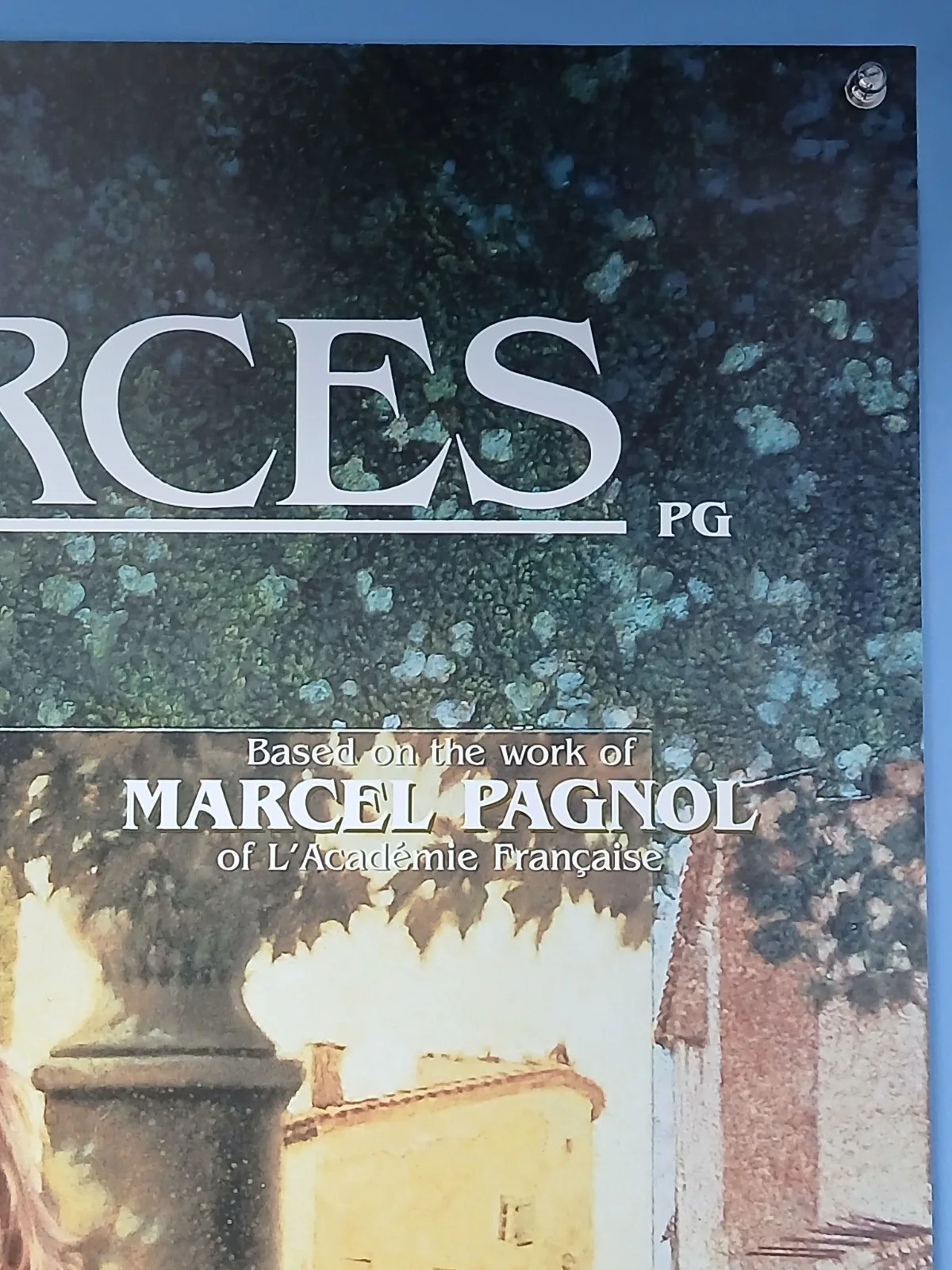 MANON DES SOURCES : JEAN DE FLORETTE pt 2 (1986,RR1990s) original UK quad poster, image 5