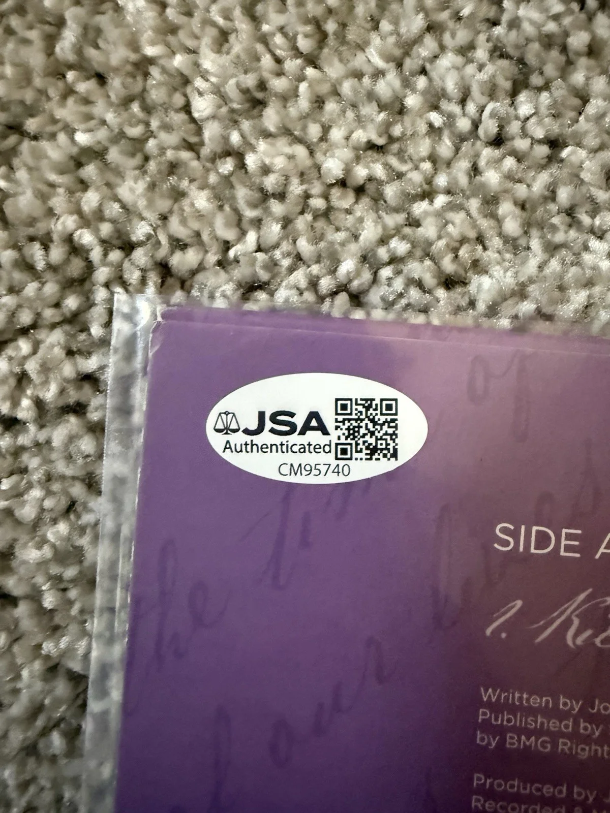 Miley Cyrus Signed Autographed The Time Of Our Lives 12” Vinyl LP JSA COA, изображение 2