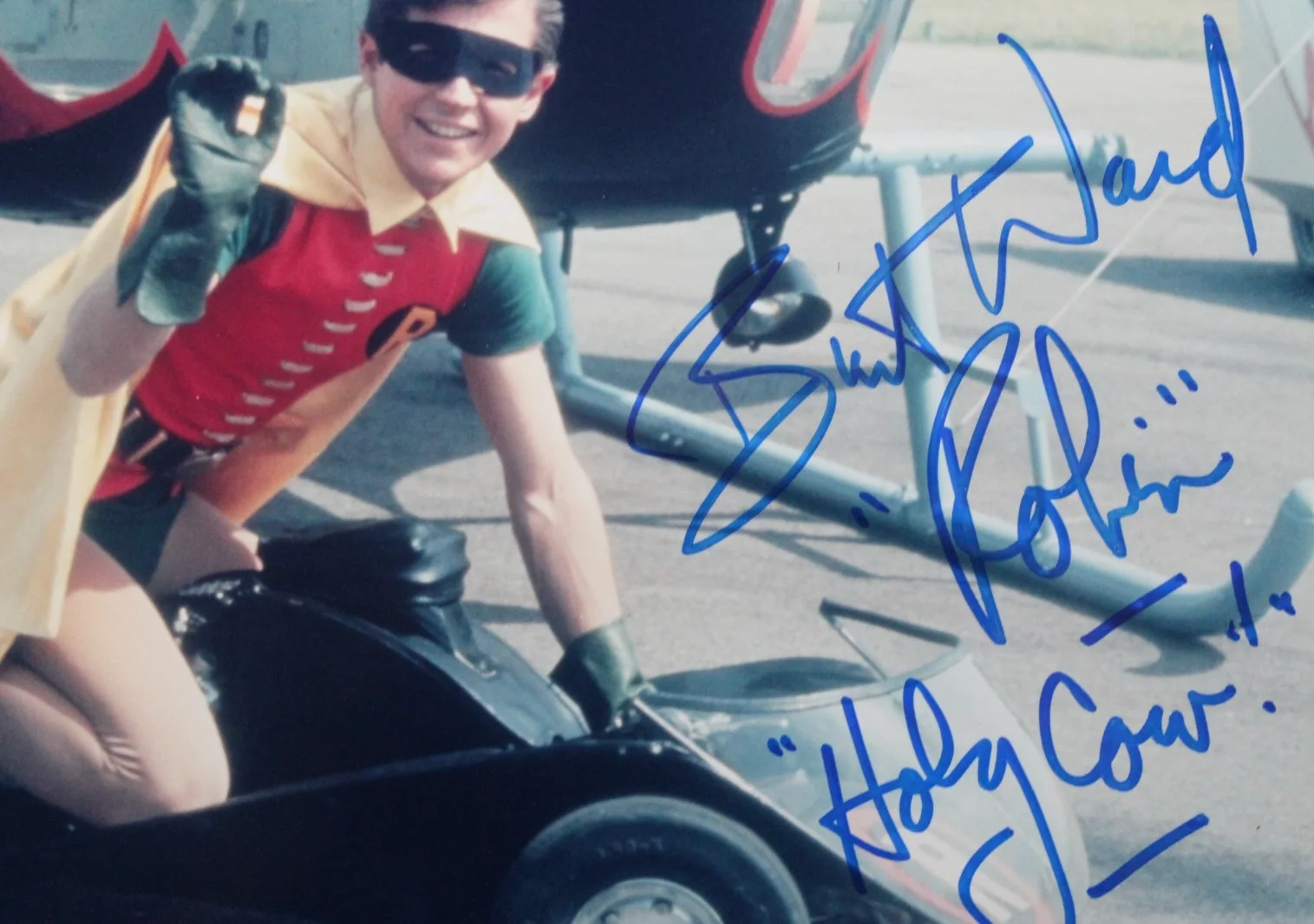 Burt Ward — Burt Ward Actor ROBIN & BATMAN "Holy Cow" Signed 8x10 Photo Autographed PSA, изображение 5