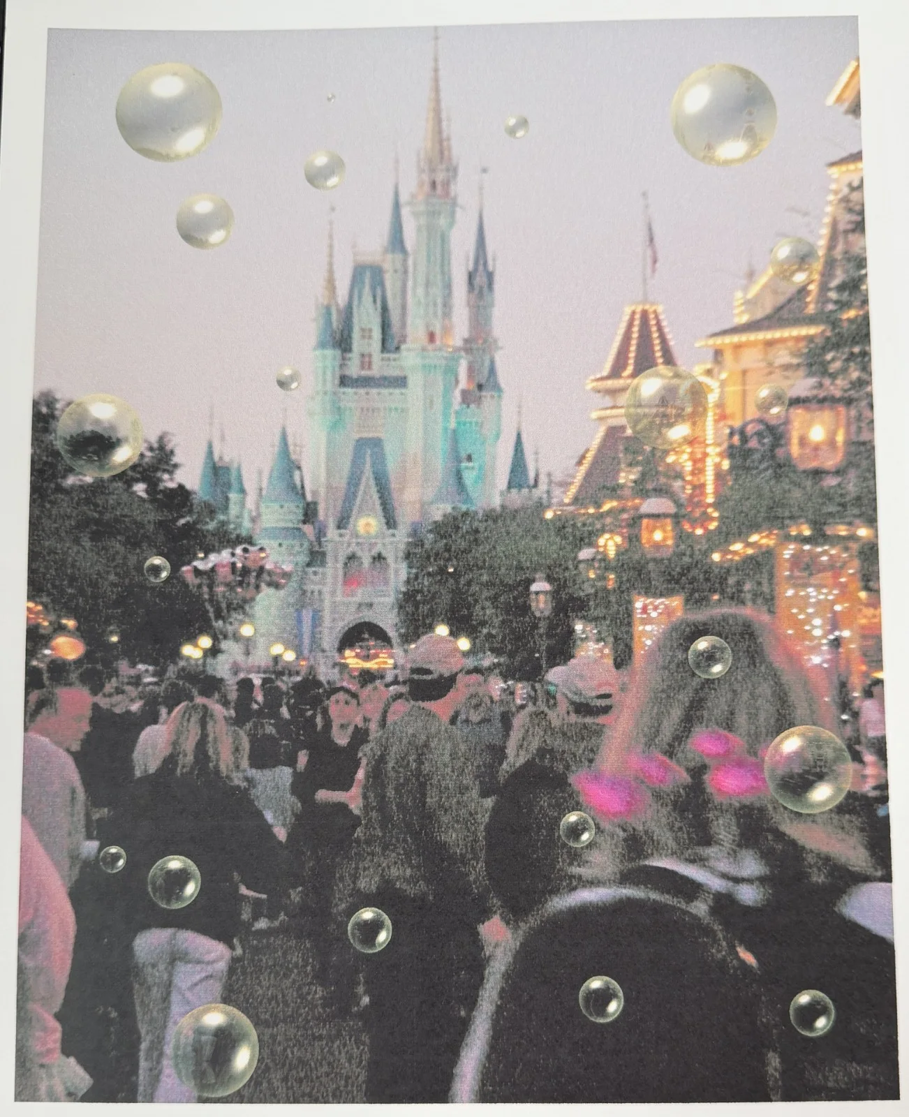 Disney's Anastasia 8" x 10" Print Signed by Artist 2016 in 9" x 11" Black Frame+, image 5