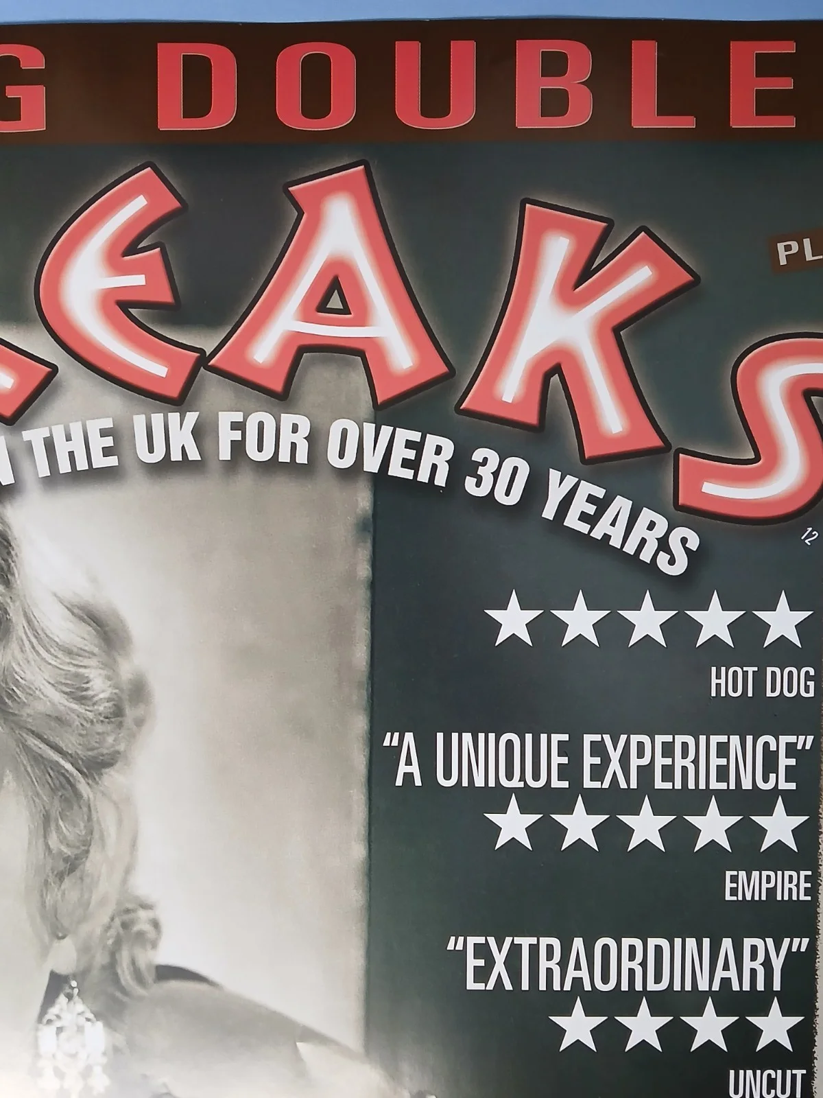 FREAKS / DEVIL DOLL (1932,36 -BFI RR 2002) original UK quad poster -Tod Browning, изображение 4