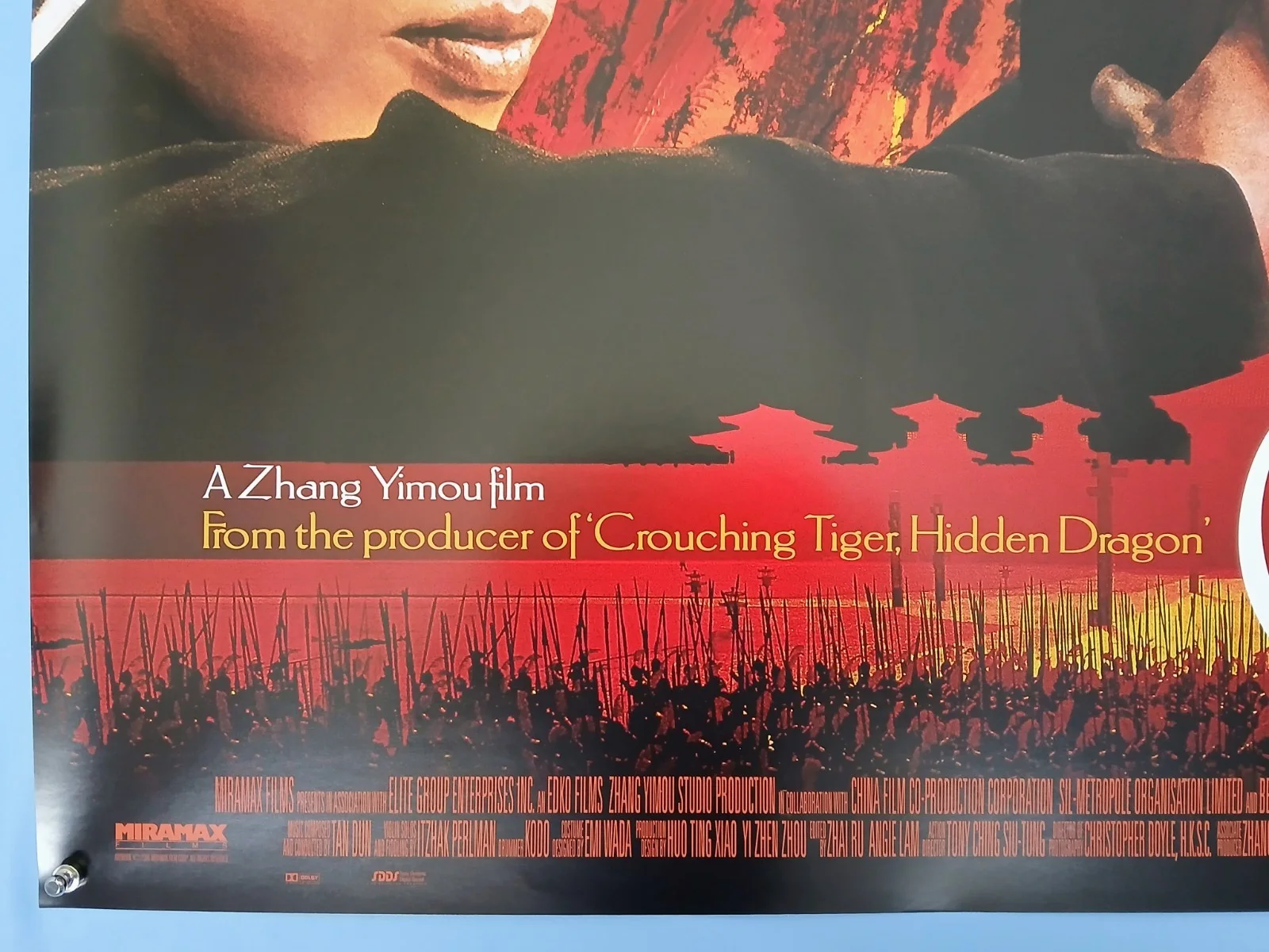 HERO (2002) original d/s quad poster - Jet Li, Tony Leung, Donnie Yen, image 4