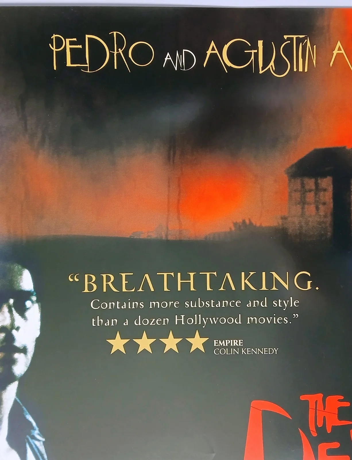 DEVIL'S BACKBONE (2001) original UK quad poster - Almodovar, Guillermo Del Toro, image 4