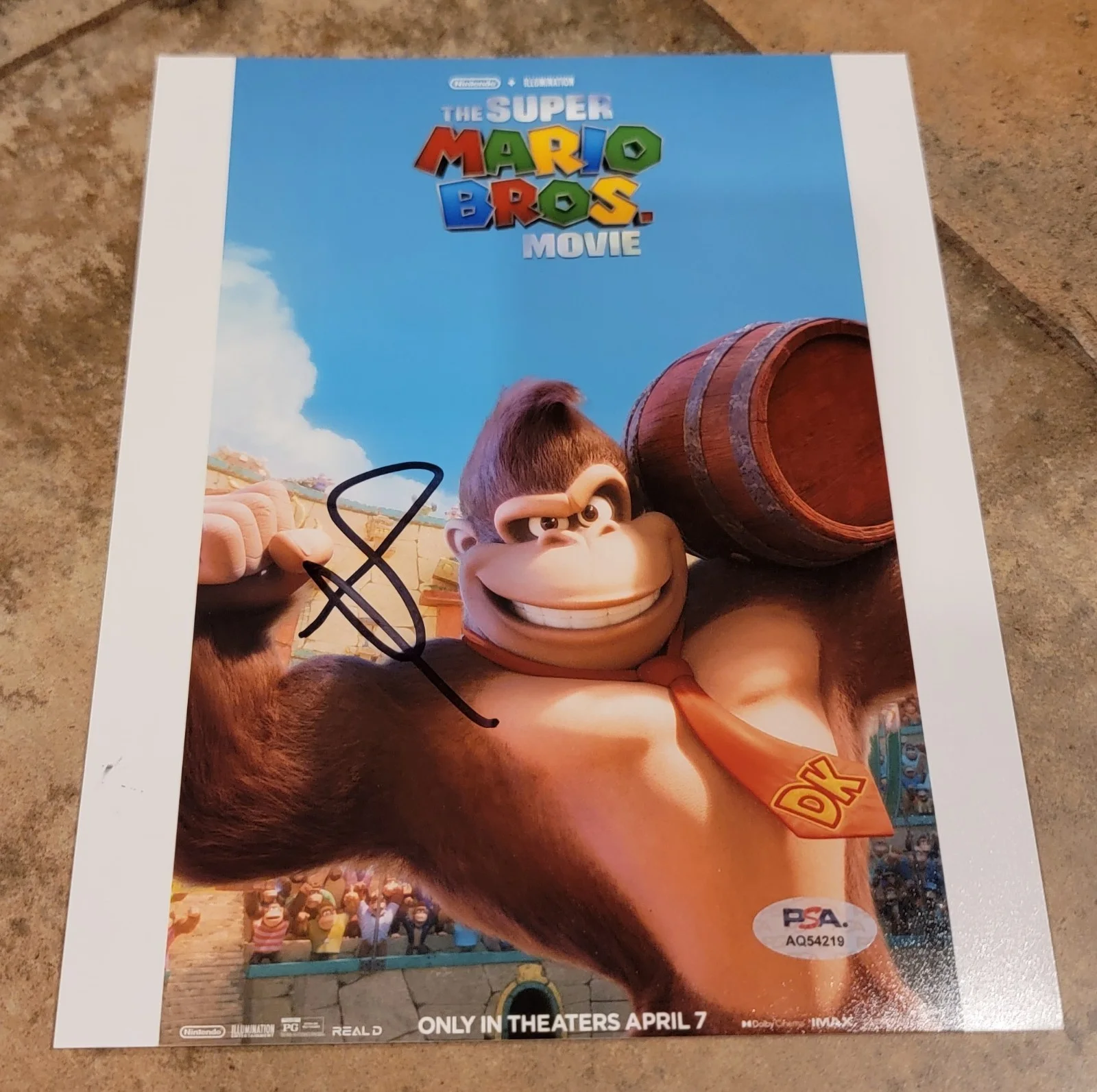 Seth Rogen — Seth Rogen signed 8x10 photo PSA DNA autograph The Super Mario Bros. Movie
