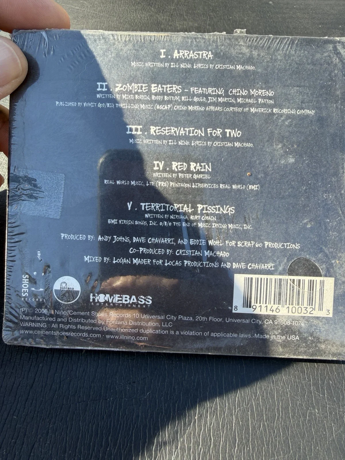 ILL NINO The Under Cover Sessions Band CD, image 2