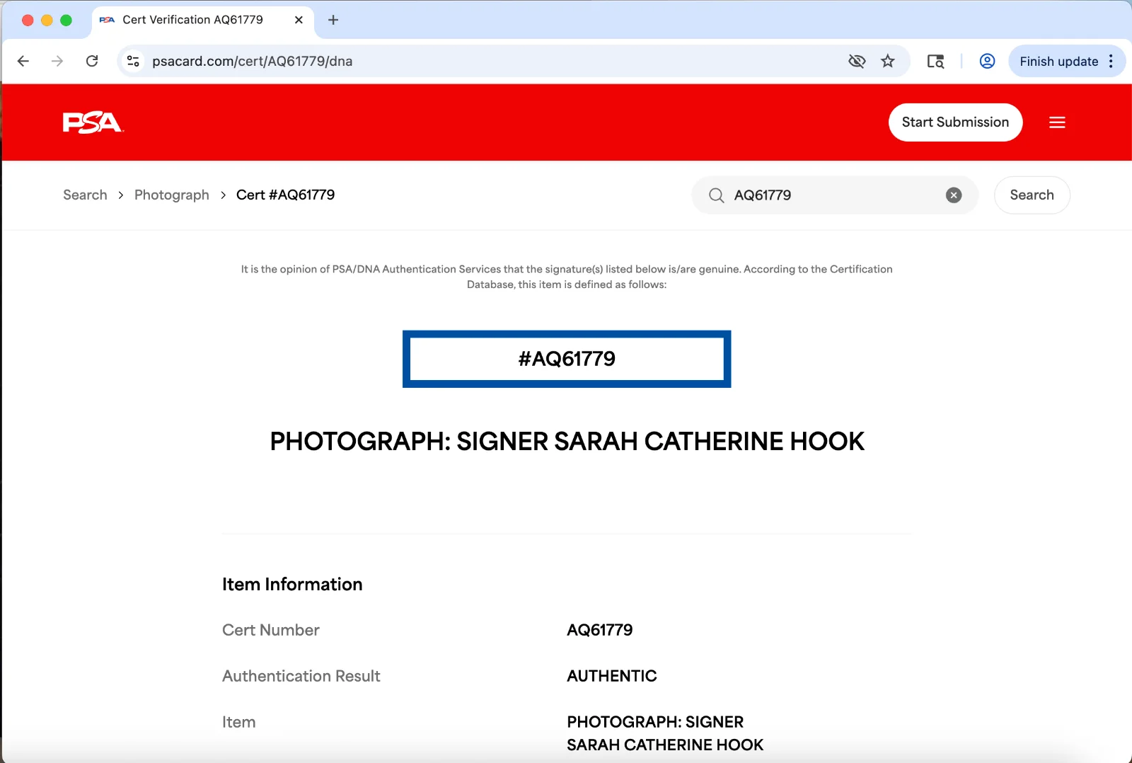 Sarah Catherine Hook — Sarah Catherine Hook signed 8x10 photo PSA DNA autograph photoshoot dryer robe, изображение 3