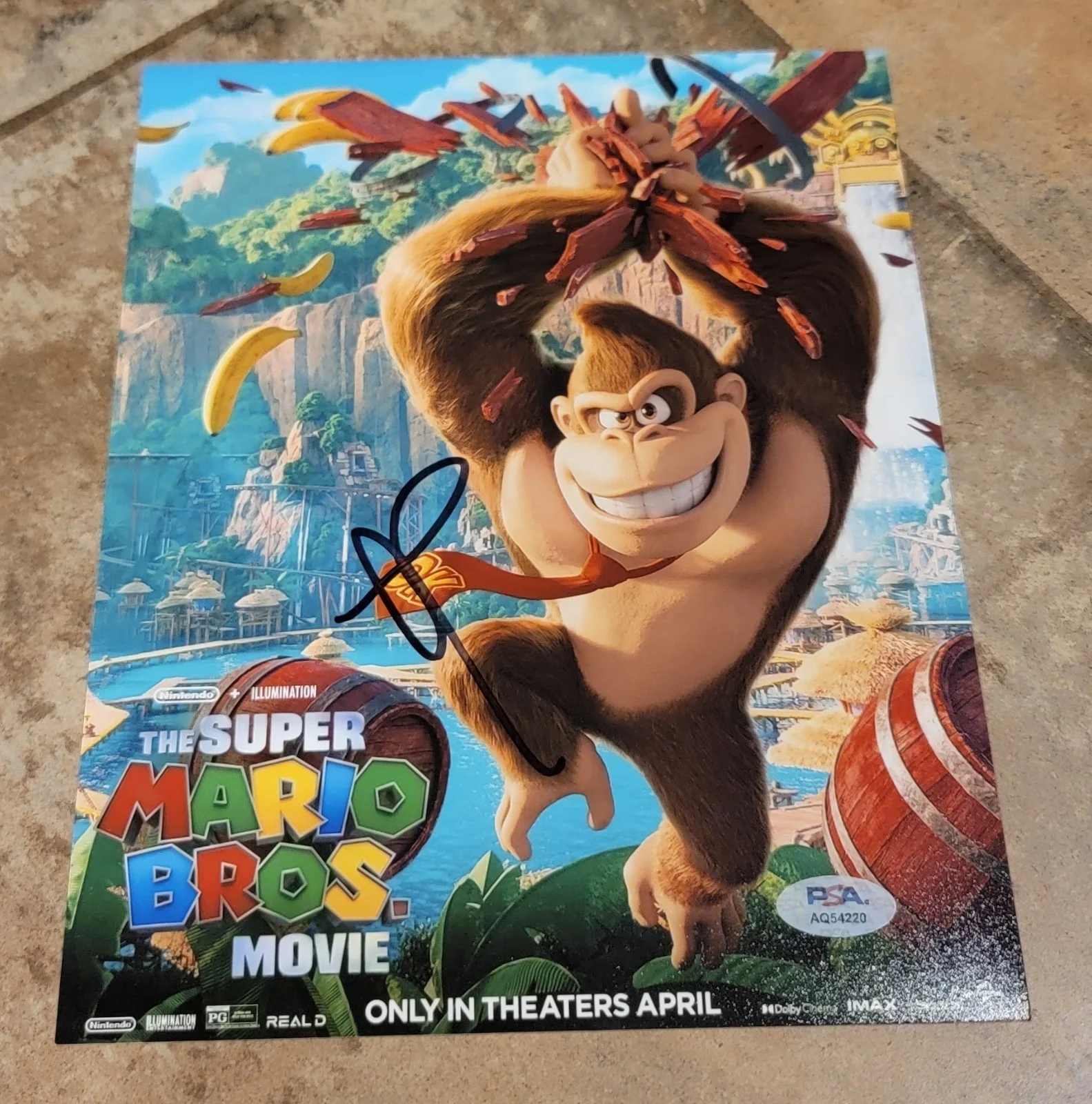 Seth Rogen — Seth Rogen signed 8x10 photo PSA DNA autograph The Super Mario Bros. Movie B