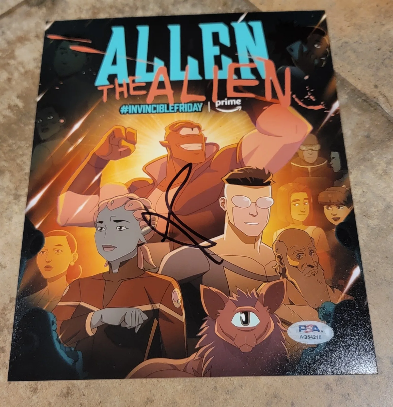 Seth Rogen — Seth Rogen signed 8x10 photo PSA DNA autograph Invincible Allen the Alien