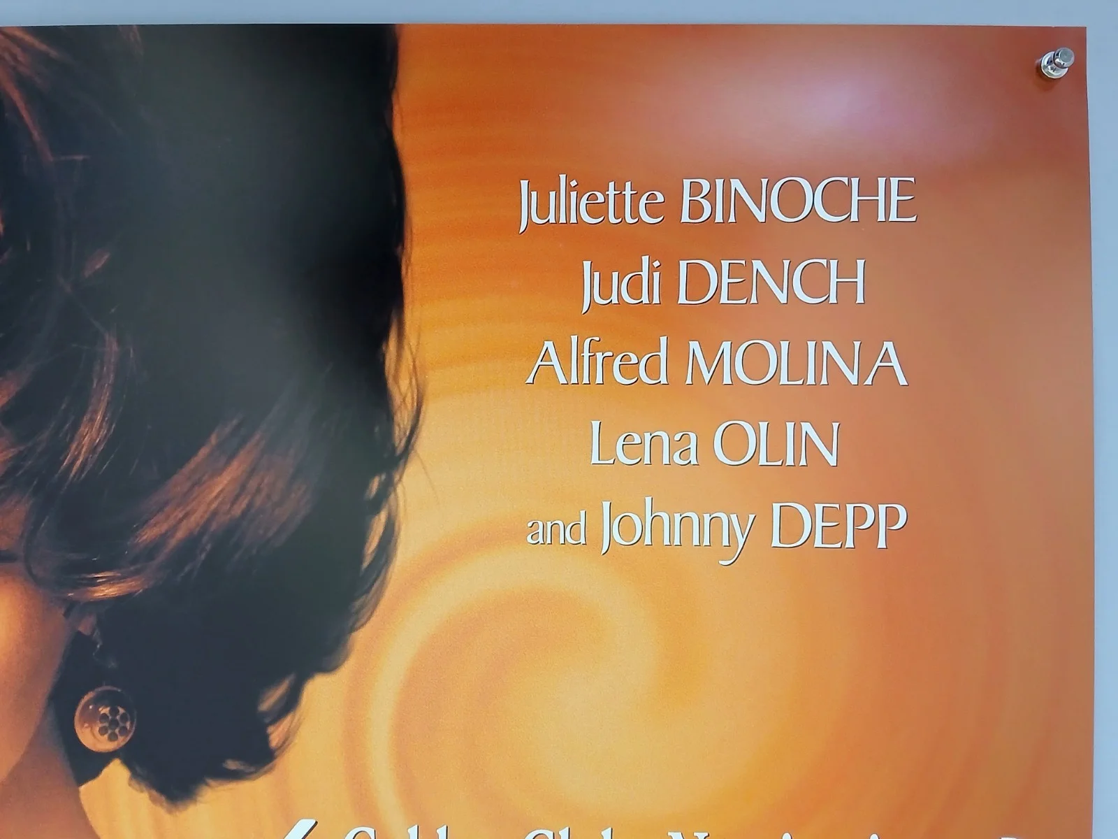 CHOCOLAT (2000) original d/s UK quad poster - Johnny Depp, Juliet Binoche, image 3