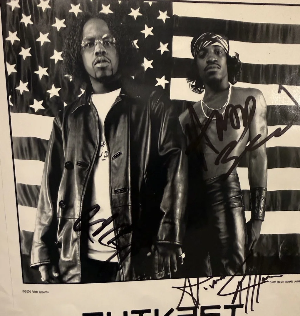 OUTKAST DUO GROUP AUTOGRAPHED STANKONIA PHOTO. ANDRE 3000 AND BIG BOI (JSA), image 4
