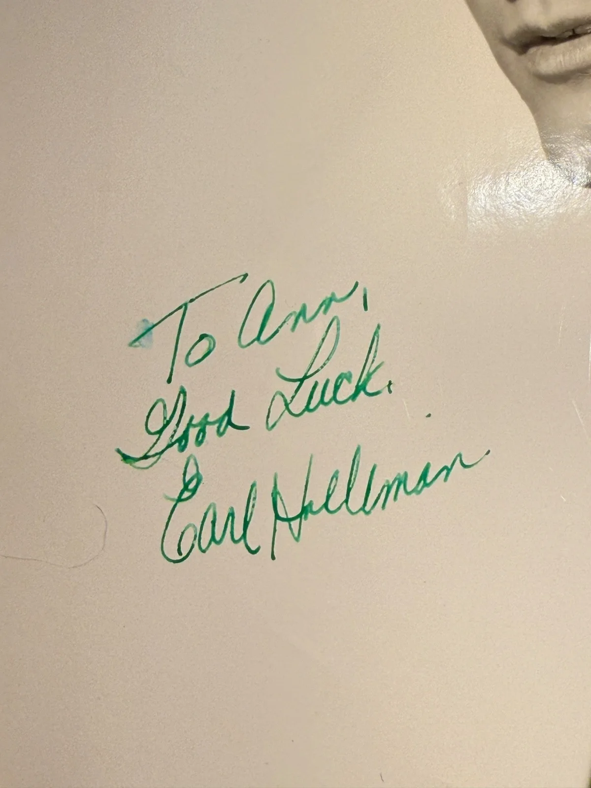 Earl Holliman — Bud Fraker Photo Earl Holliman Actor Hand Signed Autograph 8"x10" Photo LS, изображение 2
