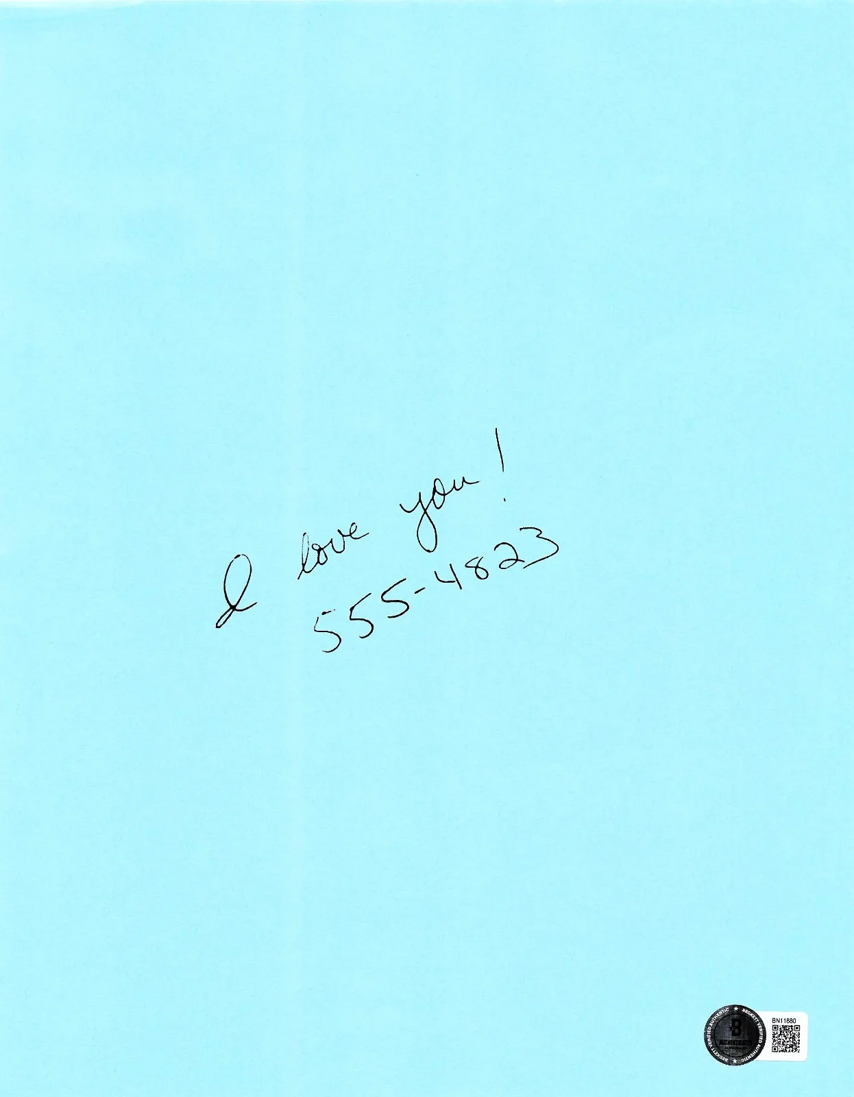 CLAUDIA WELLS — CLAUDIA WELLS SIGNED AUTO BACK TO THE FUTURE SAVE THE CLOCK TOWER FLYER BECKETT, изображение 2