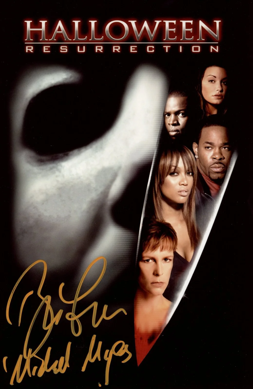 Brad Loree — Brad Loree Halloween: Resurrection 8x12 Signed Photo JSA Certified Autograph