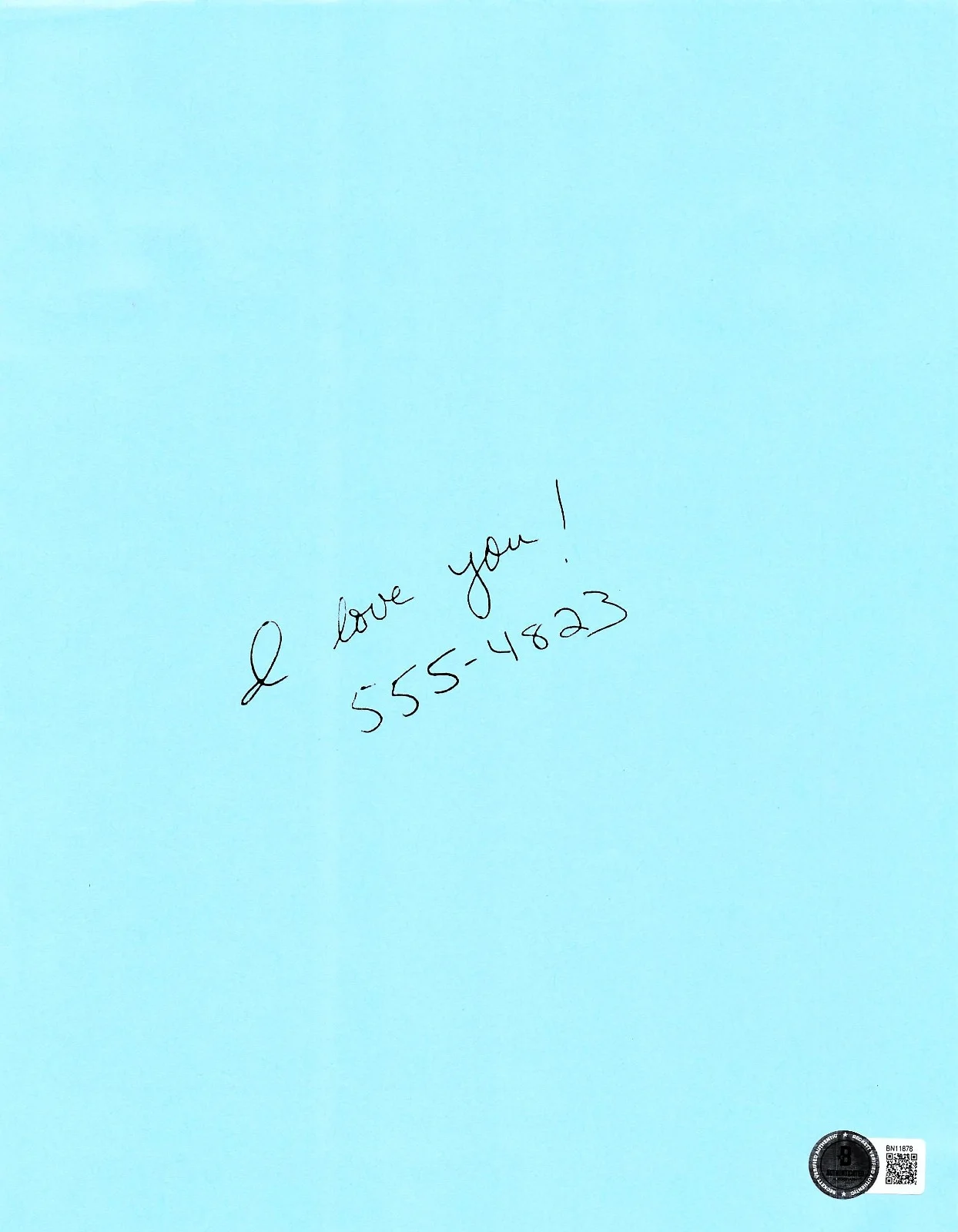 CLAUDIA WELLS — CLAUDIA WELLS SIGNED AUTO BACK TO THE FUTURE SAVE THE CLOCK TOWER FLYER BECKETT, image 2